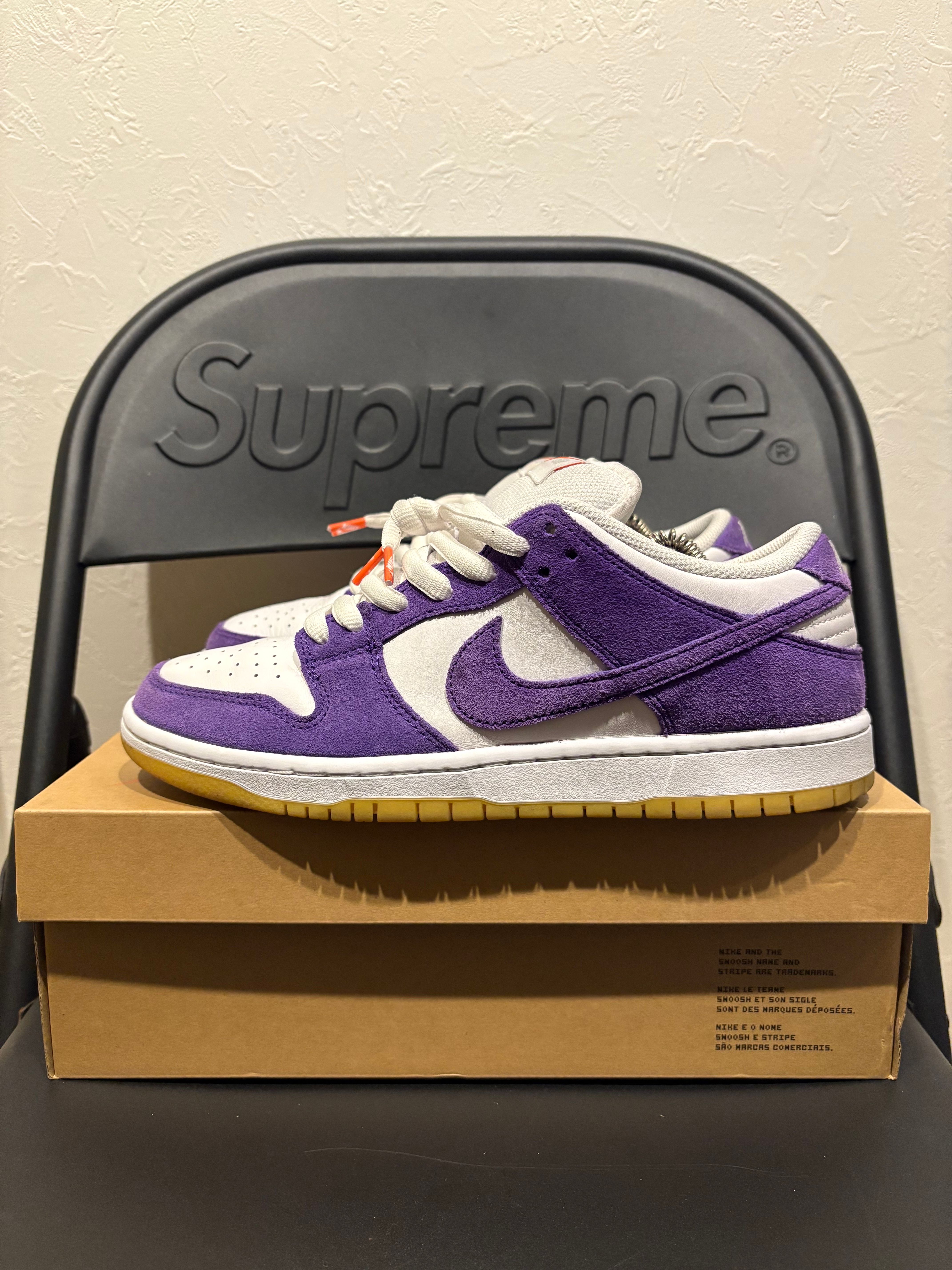 Nike SB Dunk Low Pro ISO Orange Label "Court Purple Gum"
