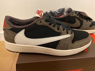 Travis Scott × Nike Air Jordan 1 Low OG SP-T "Black/Dark Mocha"