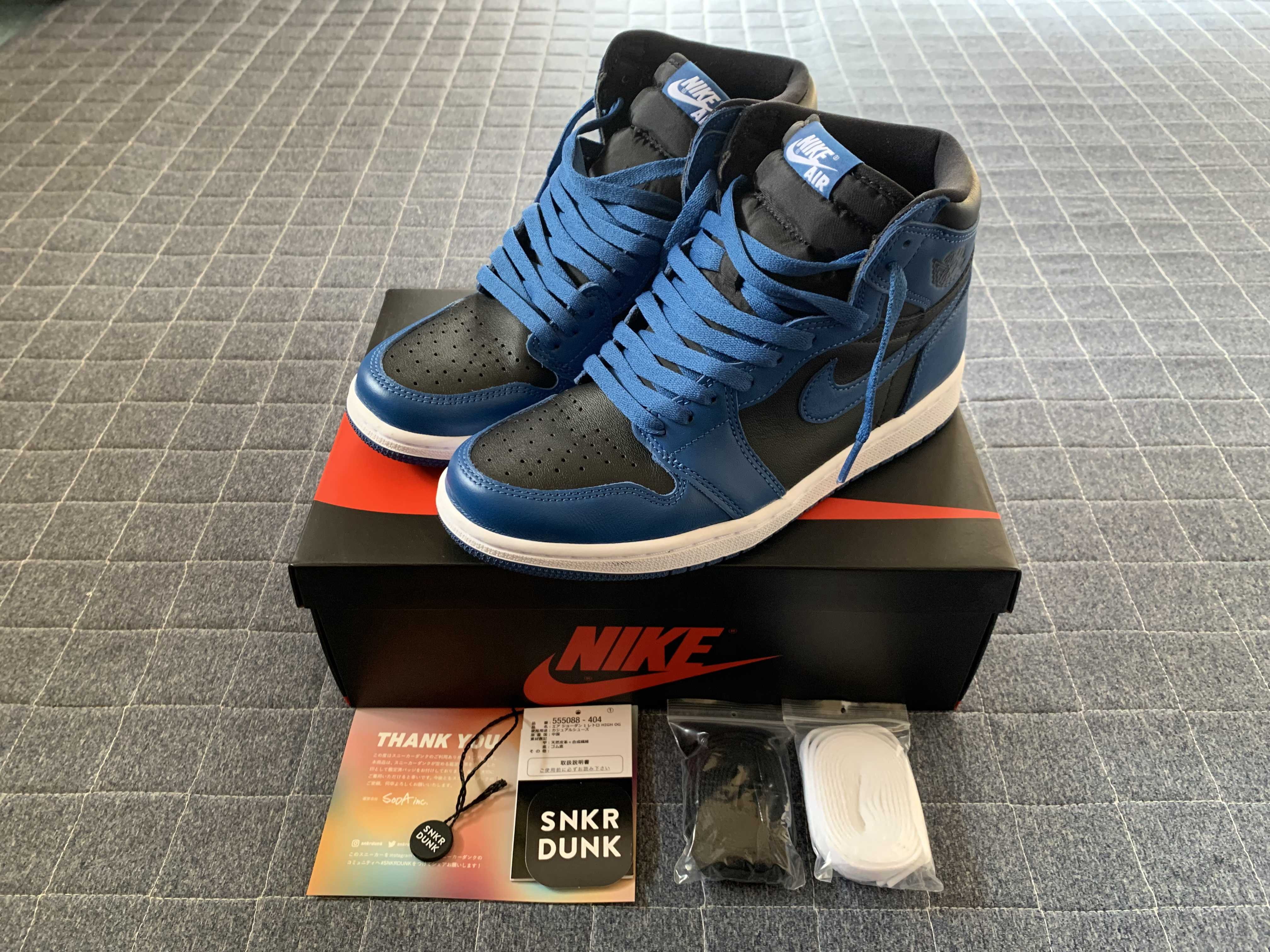 工場直送 Nike Air Jordan 1 Crib Bootie Dark Marina Blue ナイキ エア ジョーダン 1 クリブ ブーティー ダーク マリーナ ブルー 10cm 再値下げ