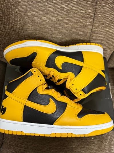 Wu-Tang Clan × Nike Dunk High Retro PRM "Black and Pollen"