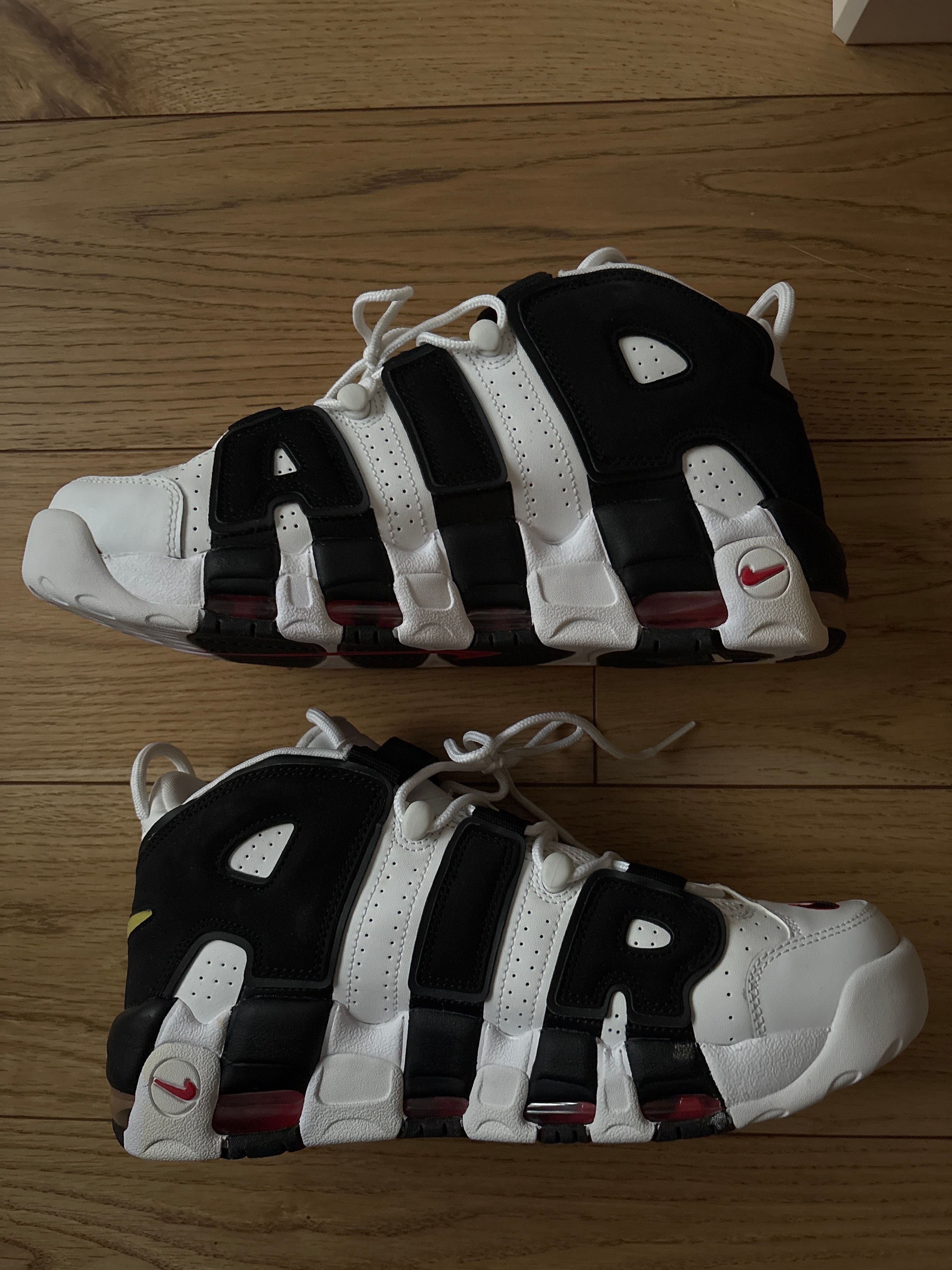 Nike Air More up Tempo "White/Black/University Red"(~2018)
