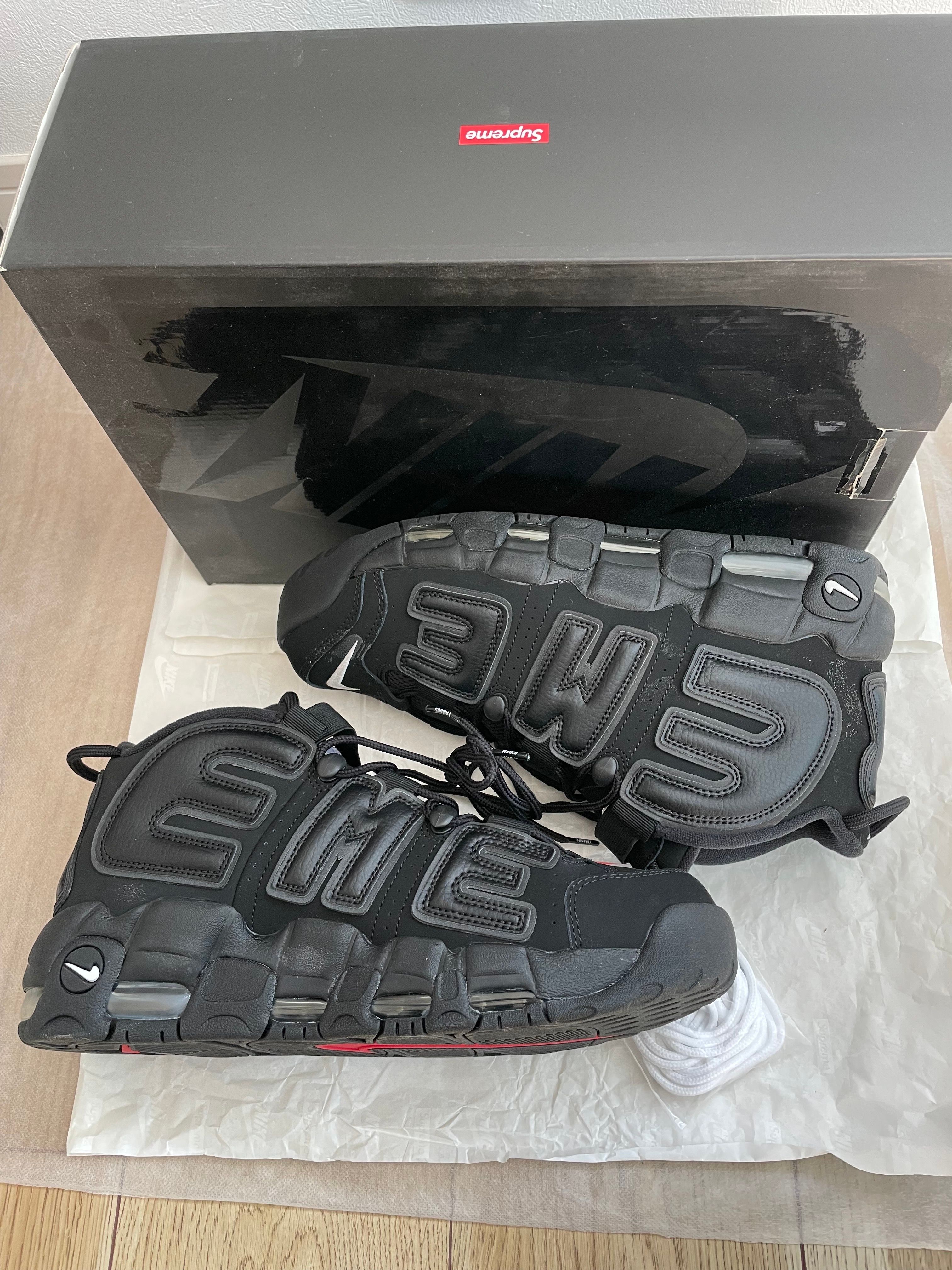 Supreme × Nike Air More Uptempo "Black"