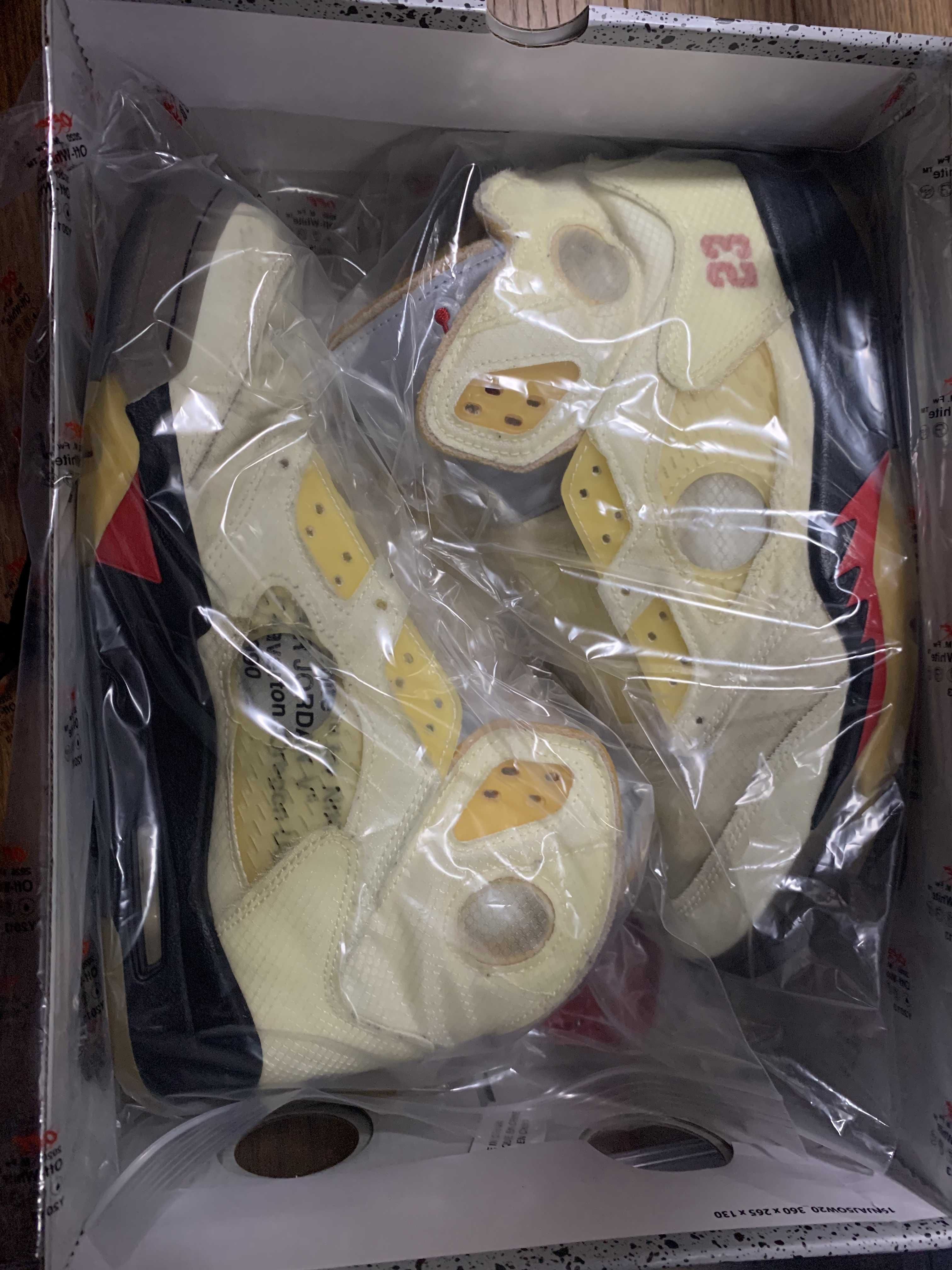 Off-White × Nike Air Jordan 5 "Sail"  