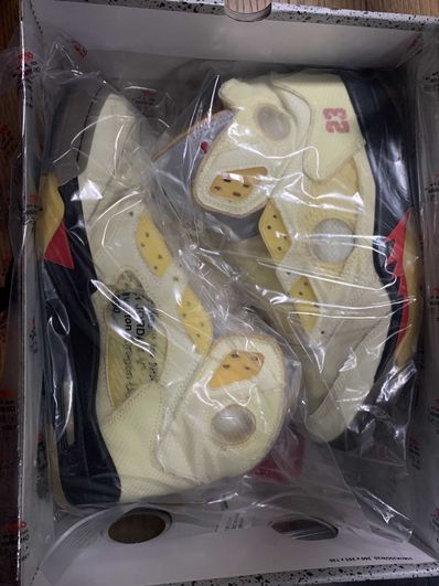 Off-White × Nike Air Jordan 5 "Sail"