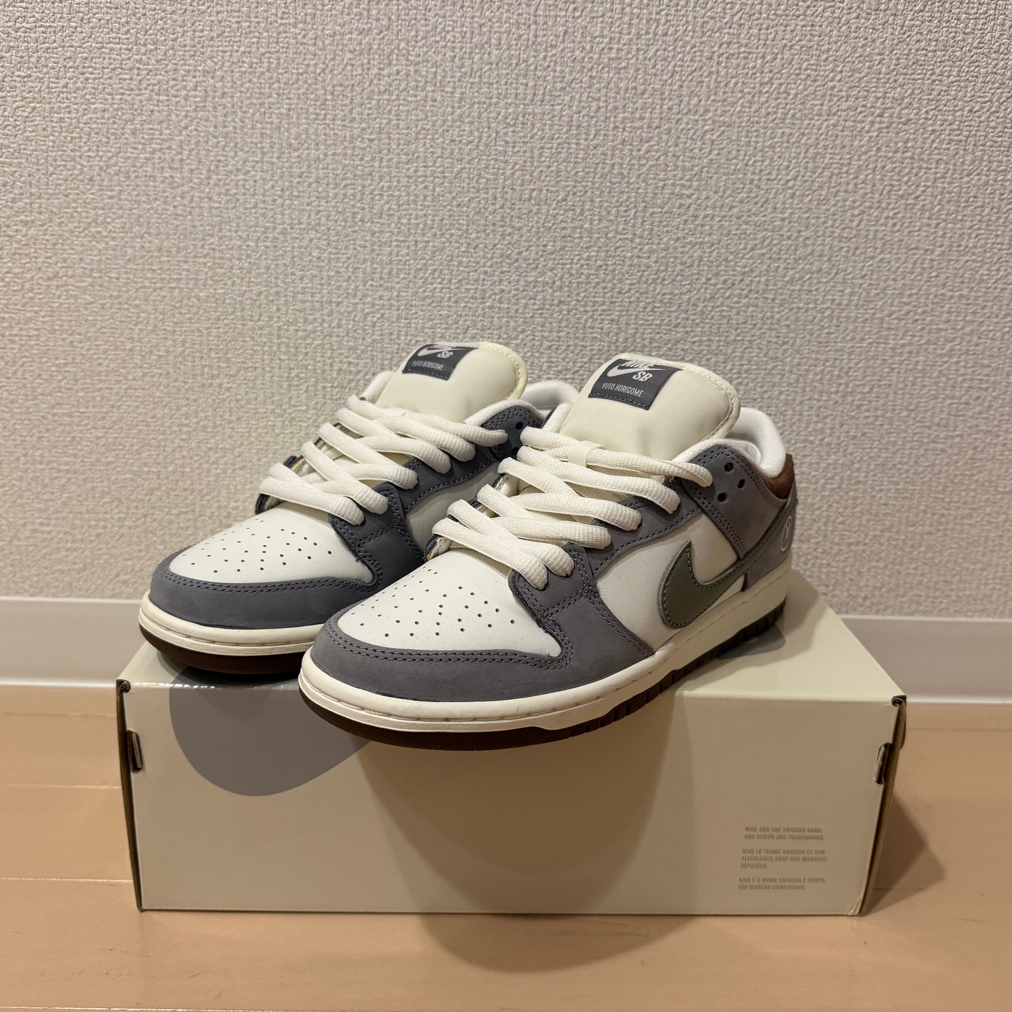 堀米 雄斗(Yuto Horigome) × Nike SB Dunk Low Pro QS "Wolf Grey"