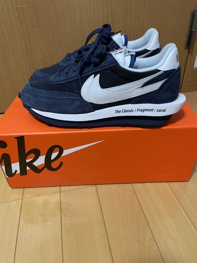 Fragment × sacai × Nike LD Waffle "Blackended Blue"
