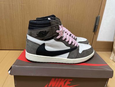Travis Scott × Nike Air Jordan 1 Retro High OG TS SP "Sail/Dark Mocha"