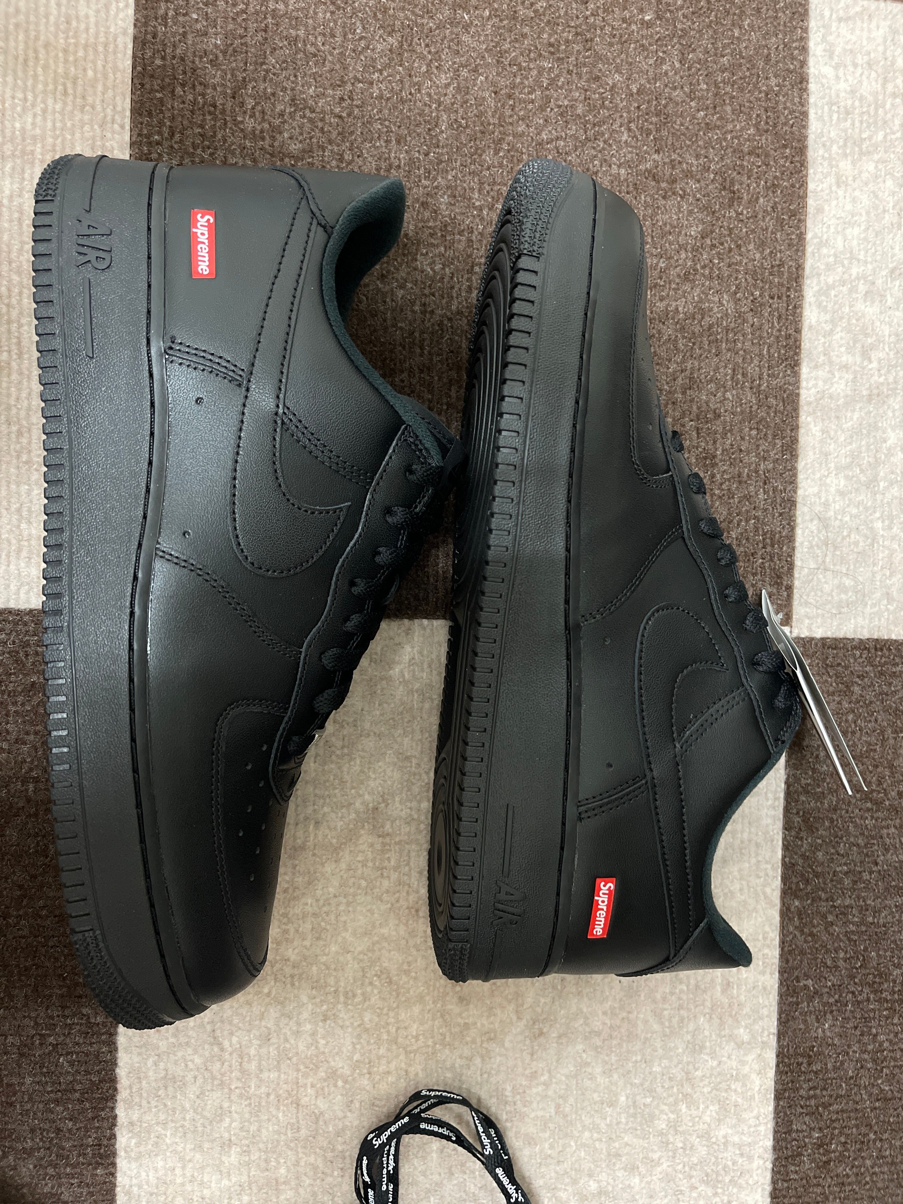 Supreme × Nike Air Force 1 Low "Black"
