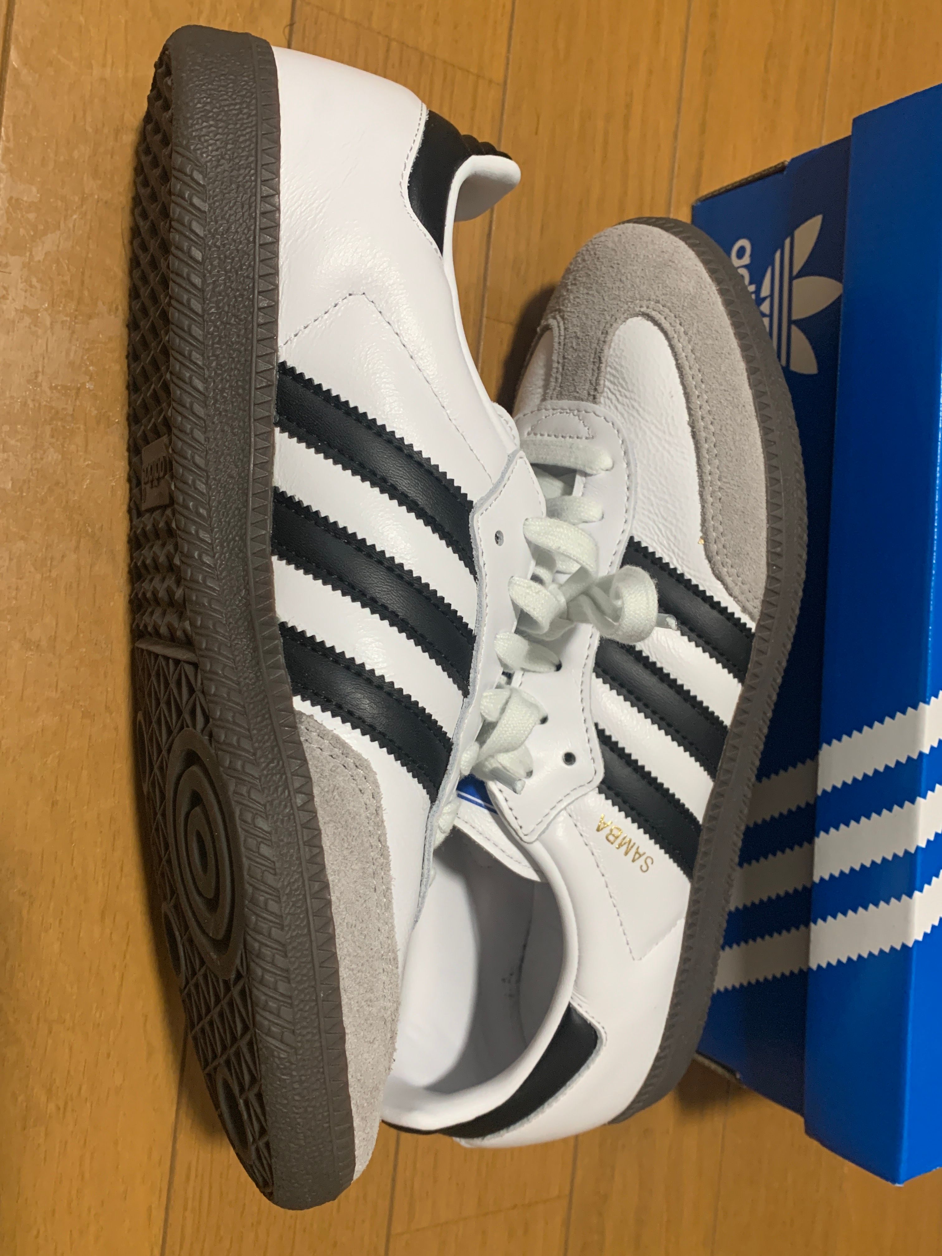 adidas Samba OG "Cloud White/Core Black/Clear Granite"