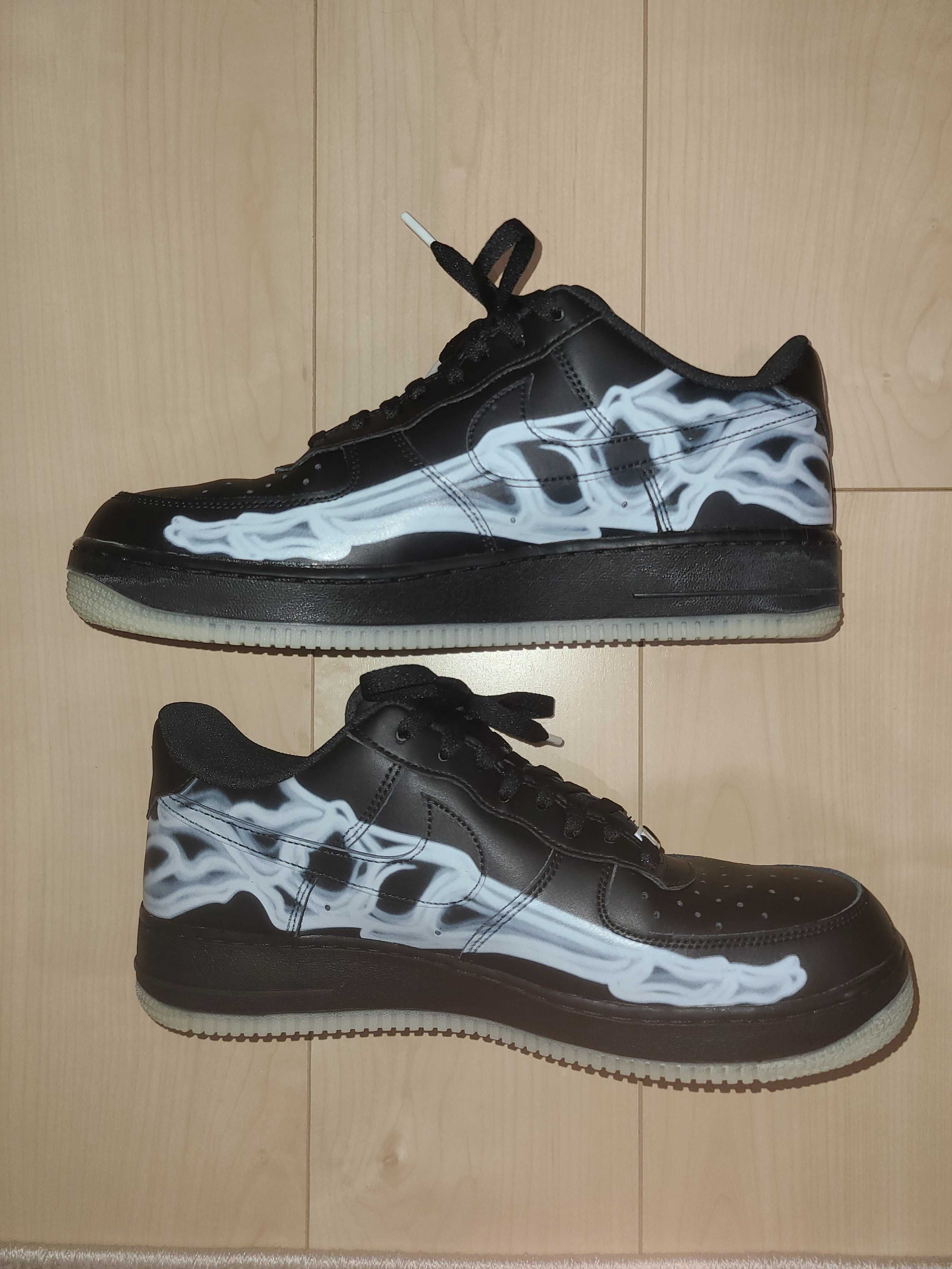 Nike Air Force 1 Low "Black Skeleton"