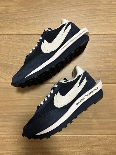 Fragment × sacai × Nike LD Waffle "Blackended Blue"