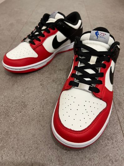 NBA × Nike Dunk Low EMB 75th Anniversary "Chicago Bulls"