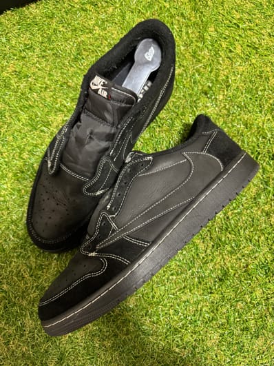 Travis Scott × Nike Air Jordan 1 Low OG SP "Black Phantom"