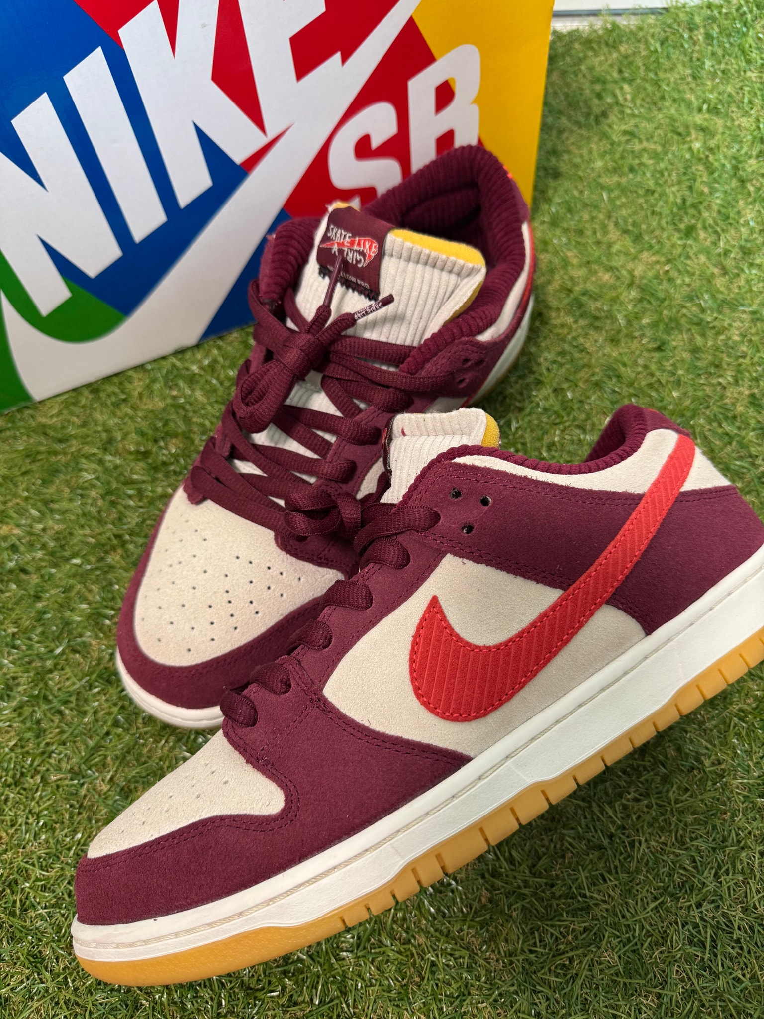 Skate Like a Girl × Nike SB Dunk Low Pro "Dark Beetroot"