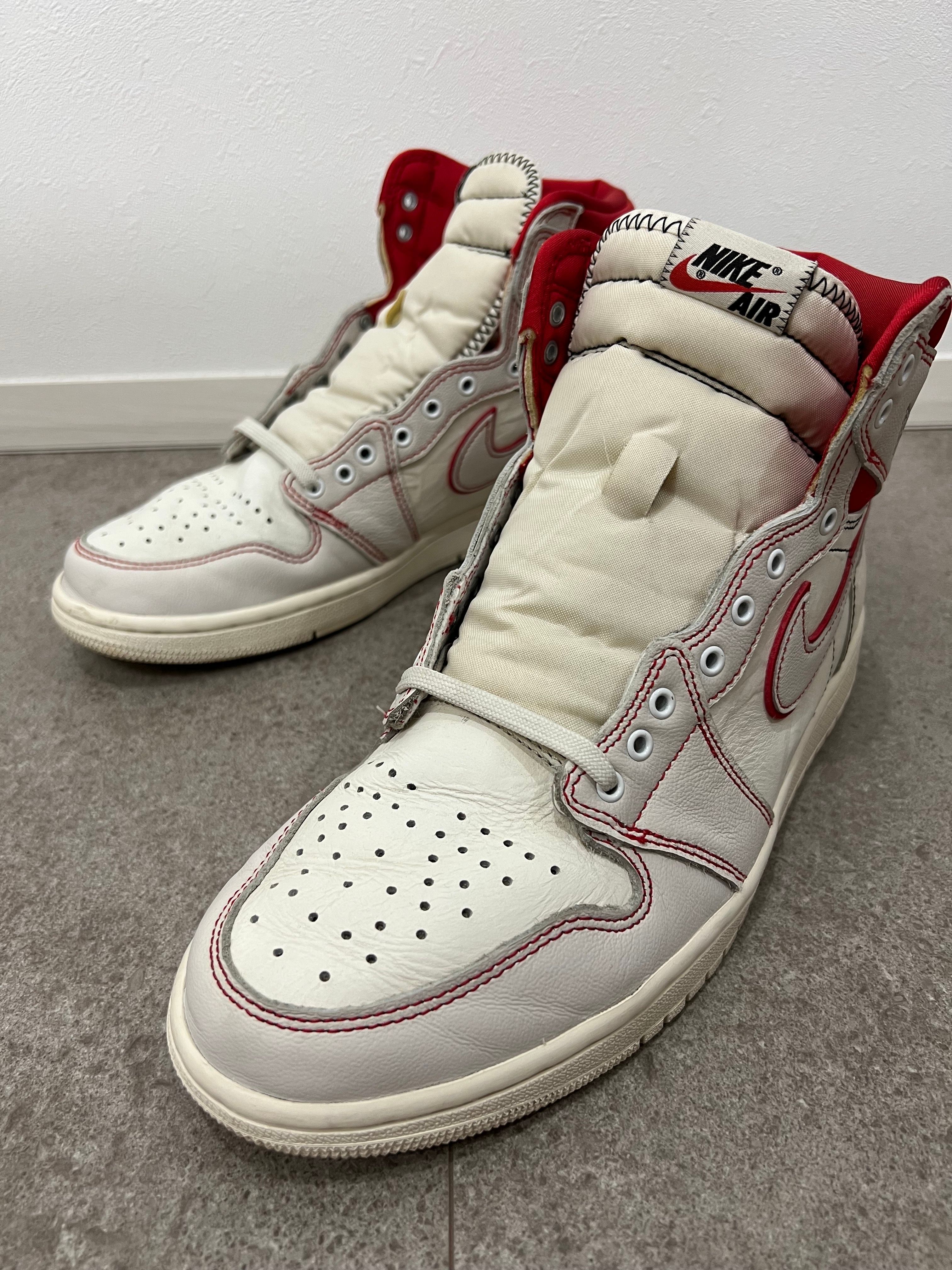 Nike Air Jordan 1 Retro High OG "Sail/University Red"     