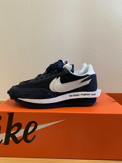 Fragment × sacai × Nike LD Waffle "Blackended Blue"