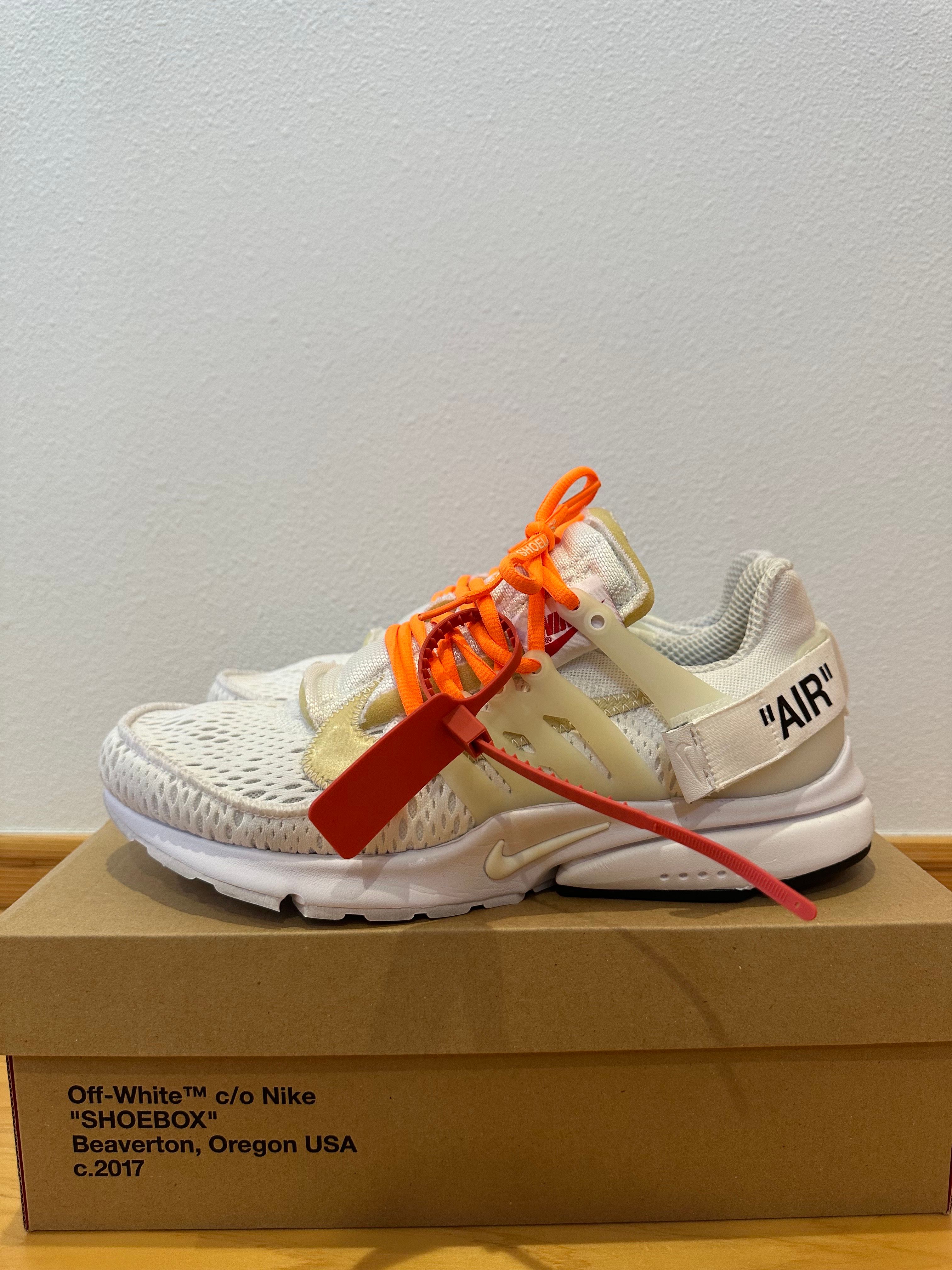 Off-White × Nike Air Presto "White/Black/Cone"