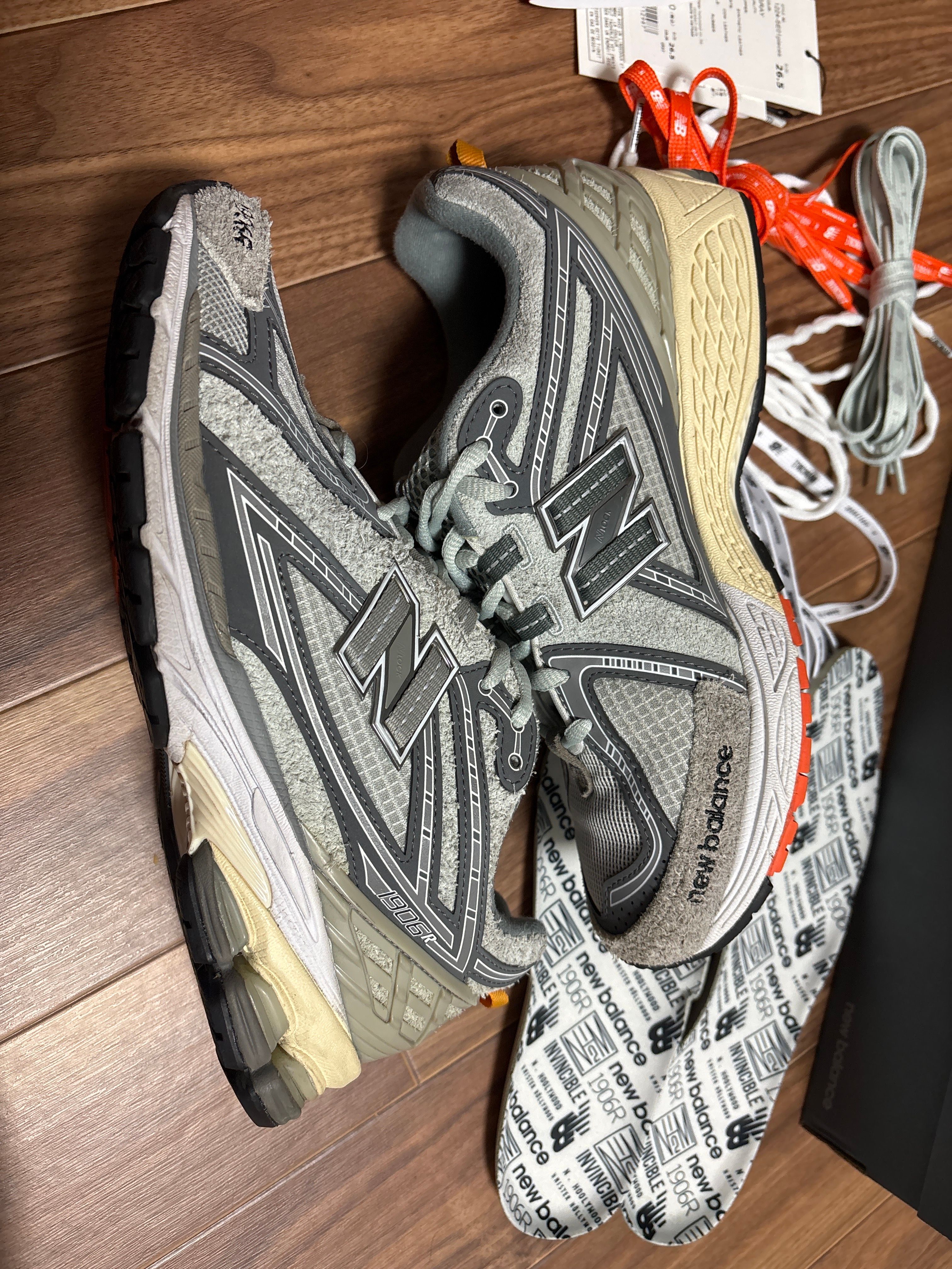 N.HOOLYWOOD × INVINCIBLE × New Balance 1906R "Gray"