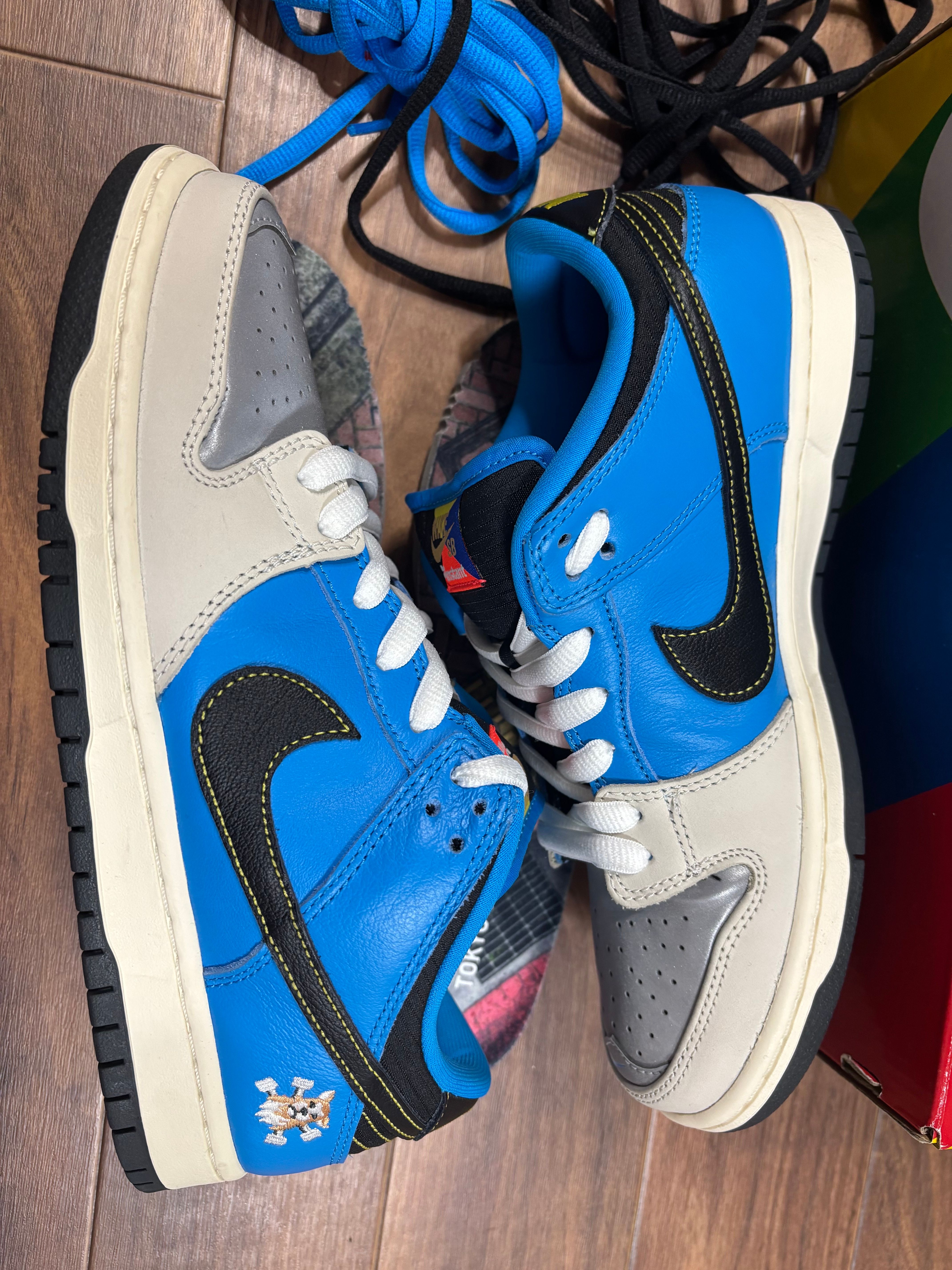 Instant Skateboards × Nike SB Dunk Low "Blue Hero"