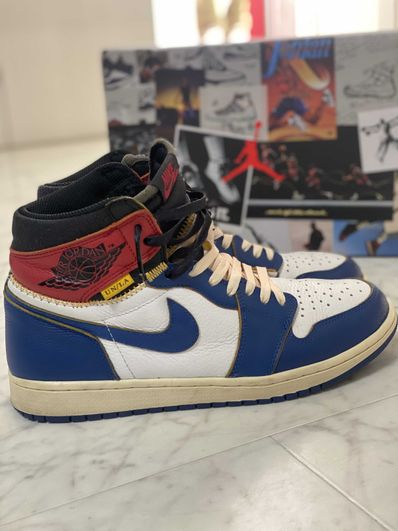 Union × Nike Air Jordan 1 Retro High OG NRG "Storm Blue/Varsity Red"