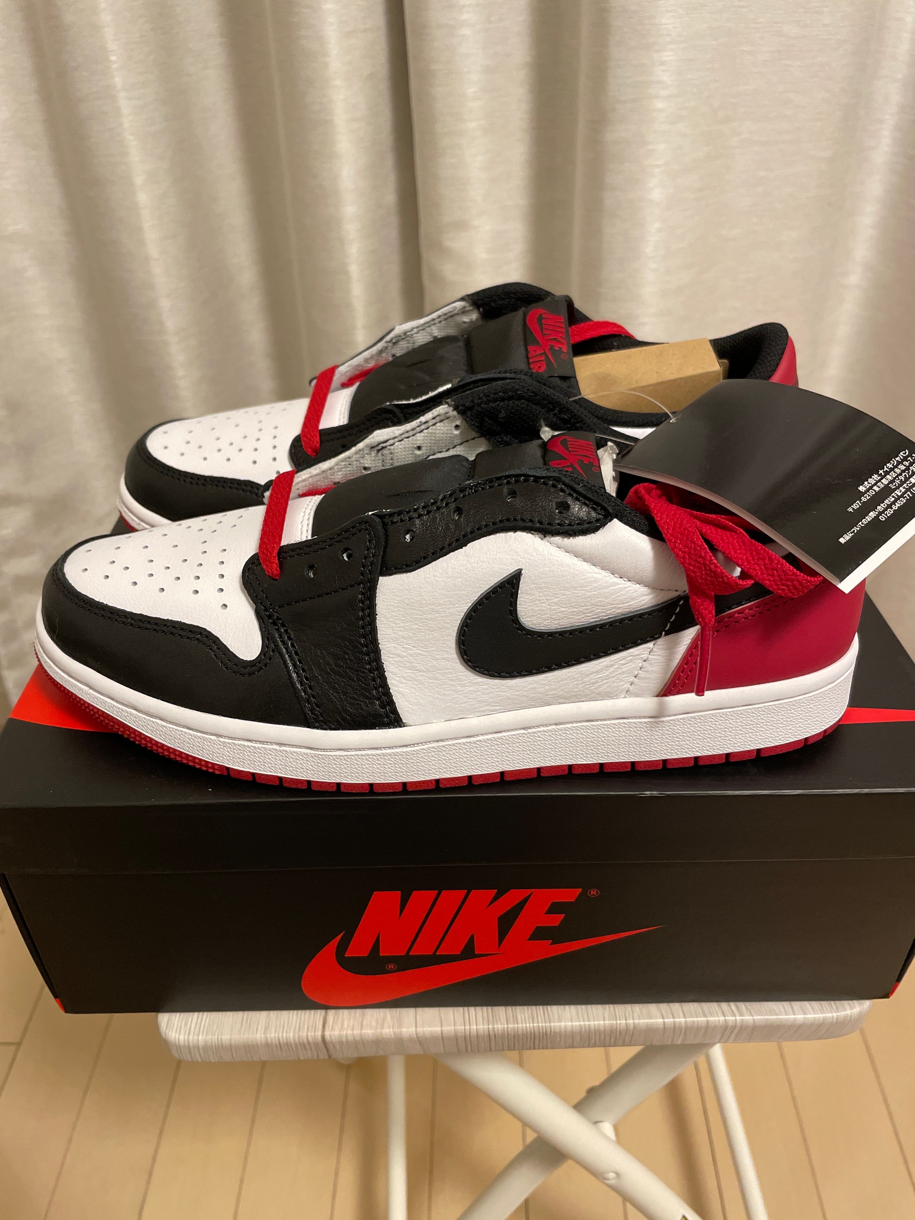 Nike Air Jordan 1 Retro Low OG "Black Toe"