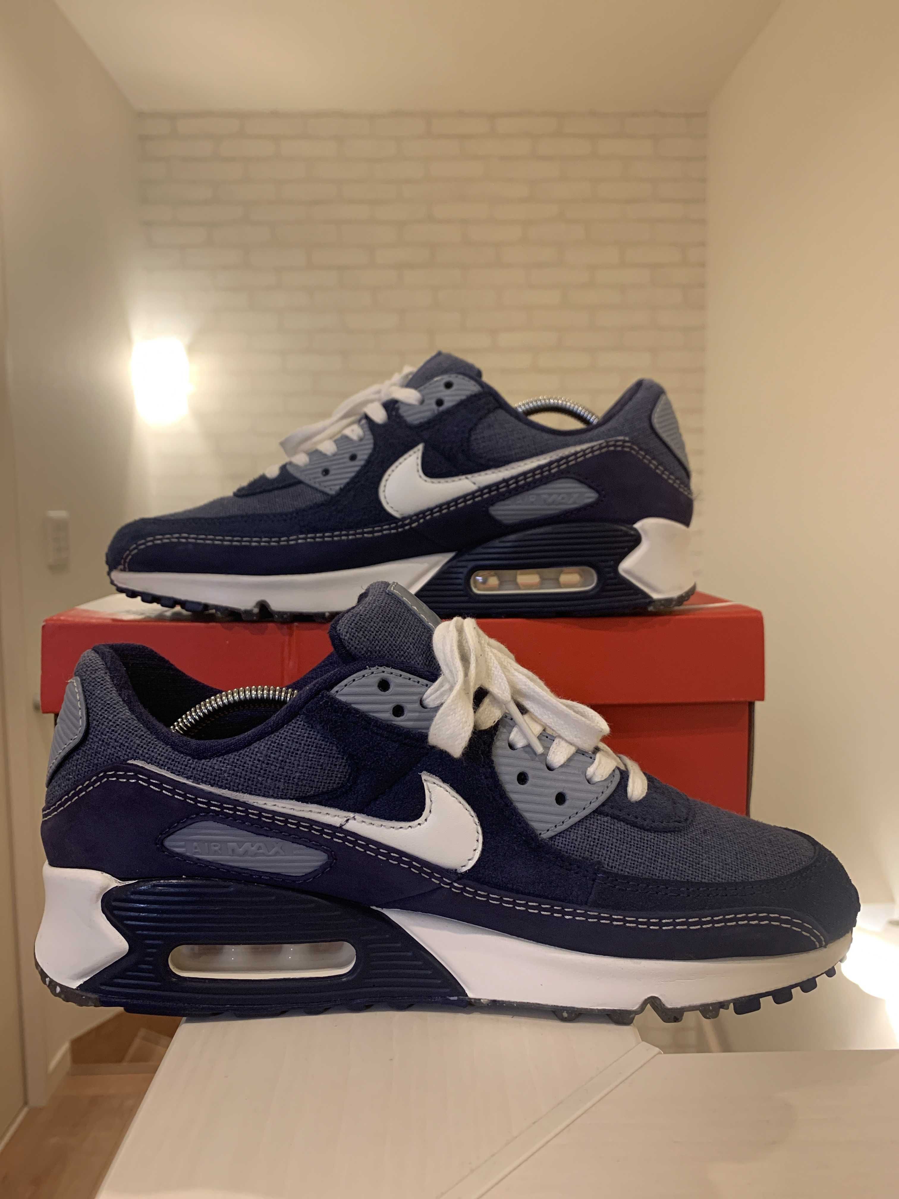 NIKE AIR MAX 90 "DIFFUSED BLUE/SAIL/MIDNIGHT NAVY/OBSIDIAN MIST"