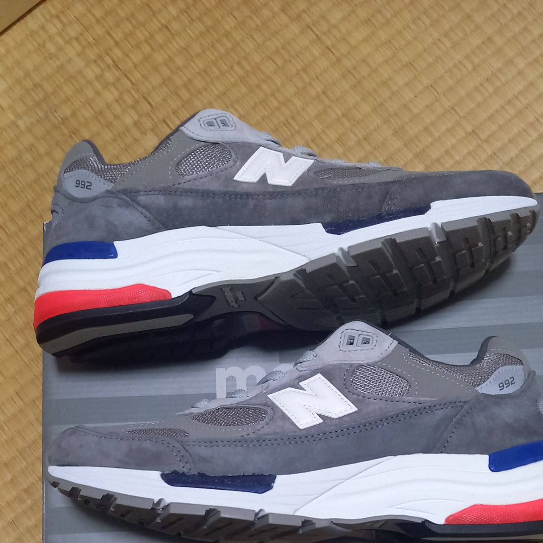 New Balance 992 "GRAY/BLUE/RED"