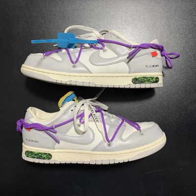 Off-White × Nike Dunk Low "Sail/Neutral Gray"