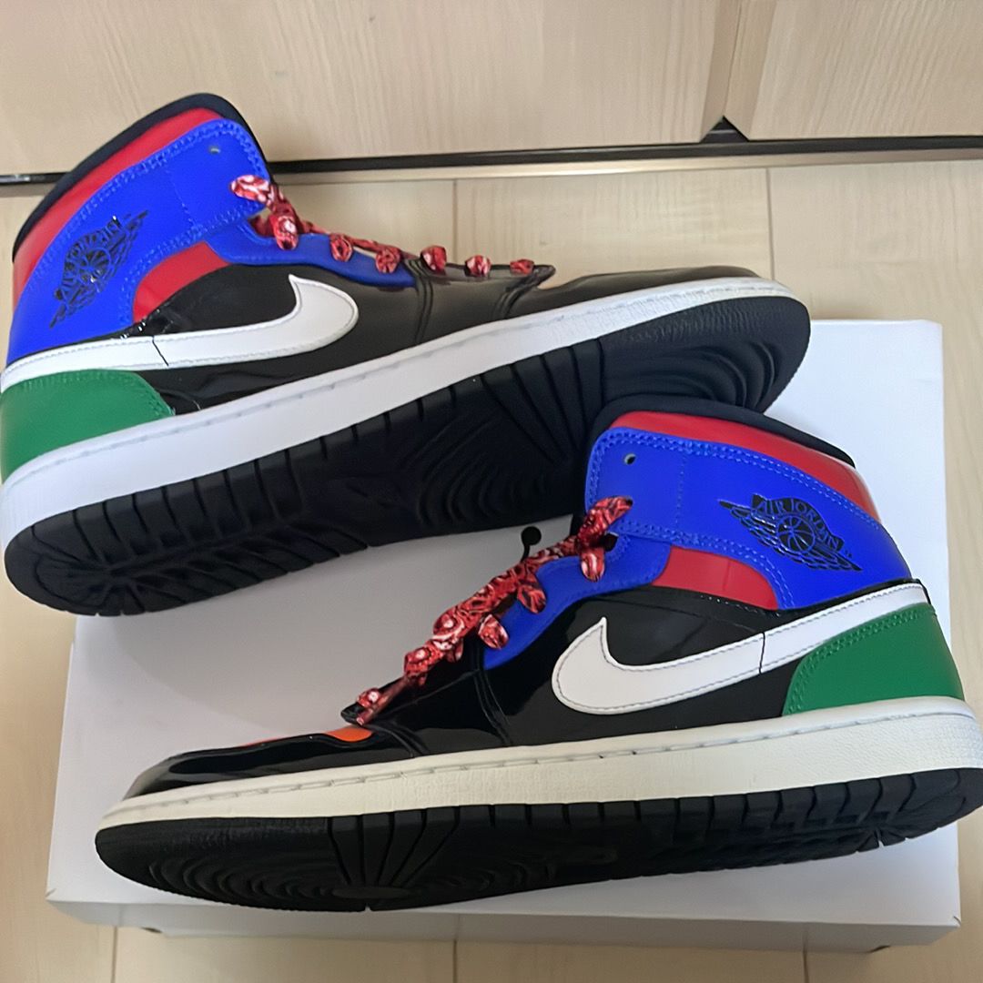 NIKE Women's AIR JORDAN 1 MID "PATENT BLEND"