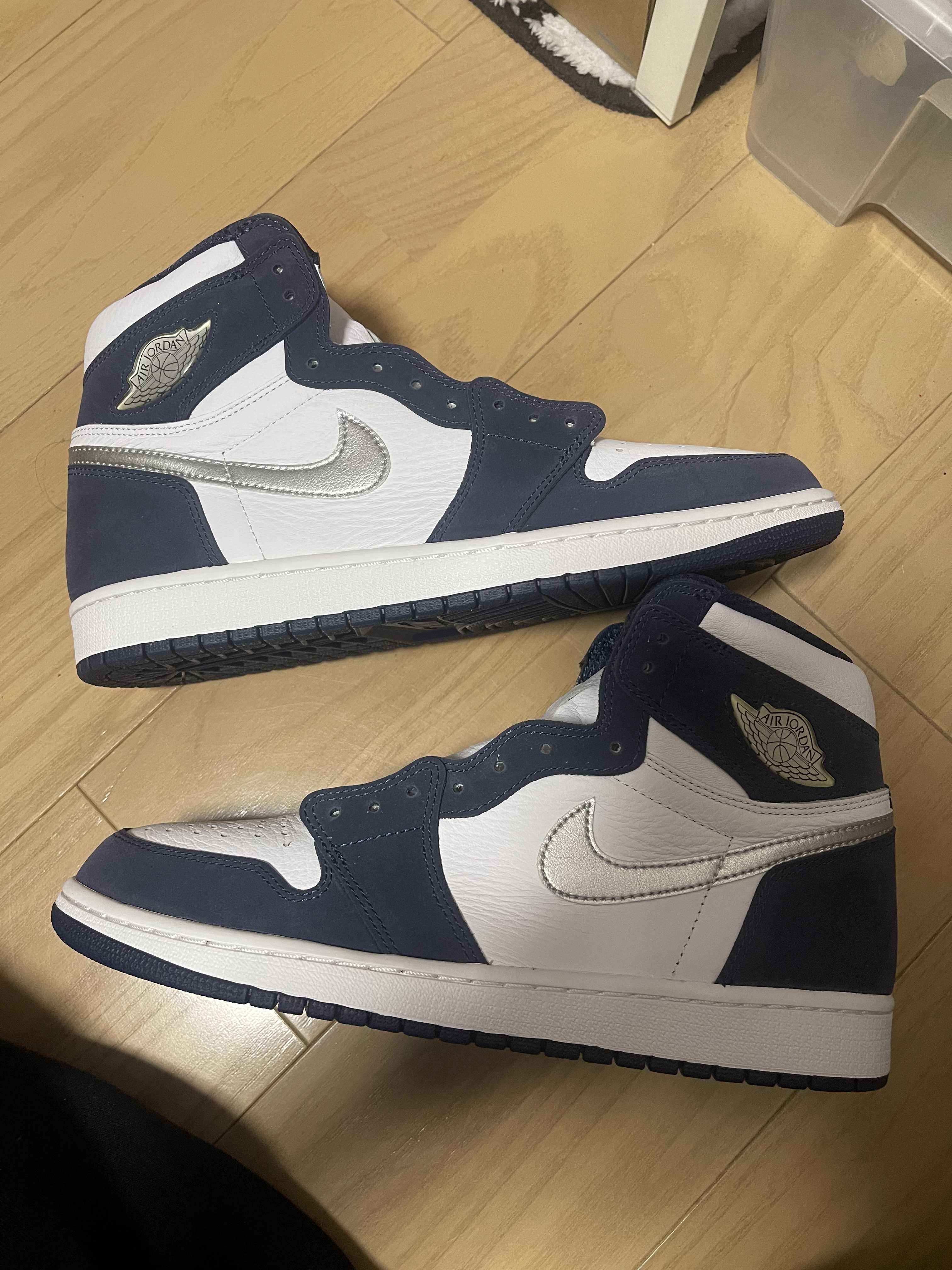 Nike Air Jordan 1 High OG CO.JP "White/Midnight Navy" (2020)(ブリーフケースなし)