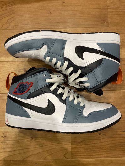 FACETASM × Nike Air Jordan 1 Mid "White/Navy"
