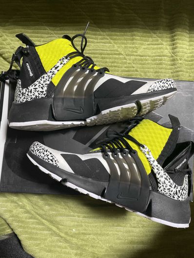 ACRONYM × Nike Air Presto Mid "White/Black/Dynamic Yellow"