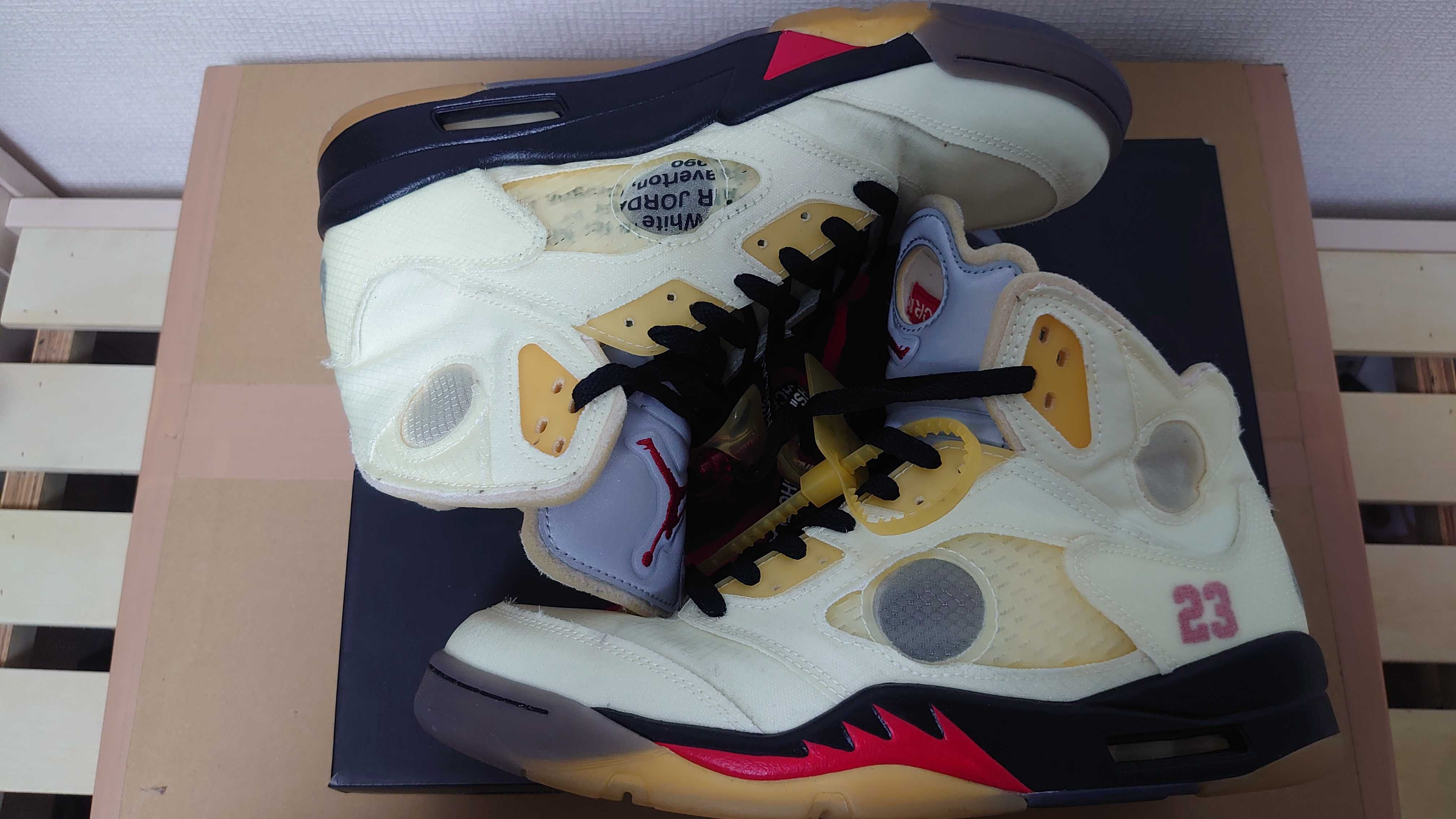 Off-White × Nike Air Jordan 5 "Sail"