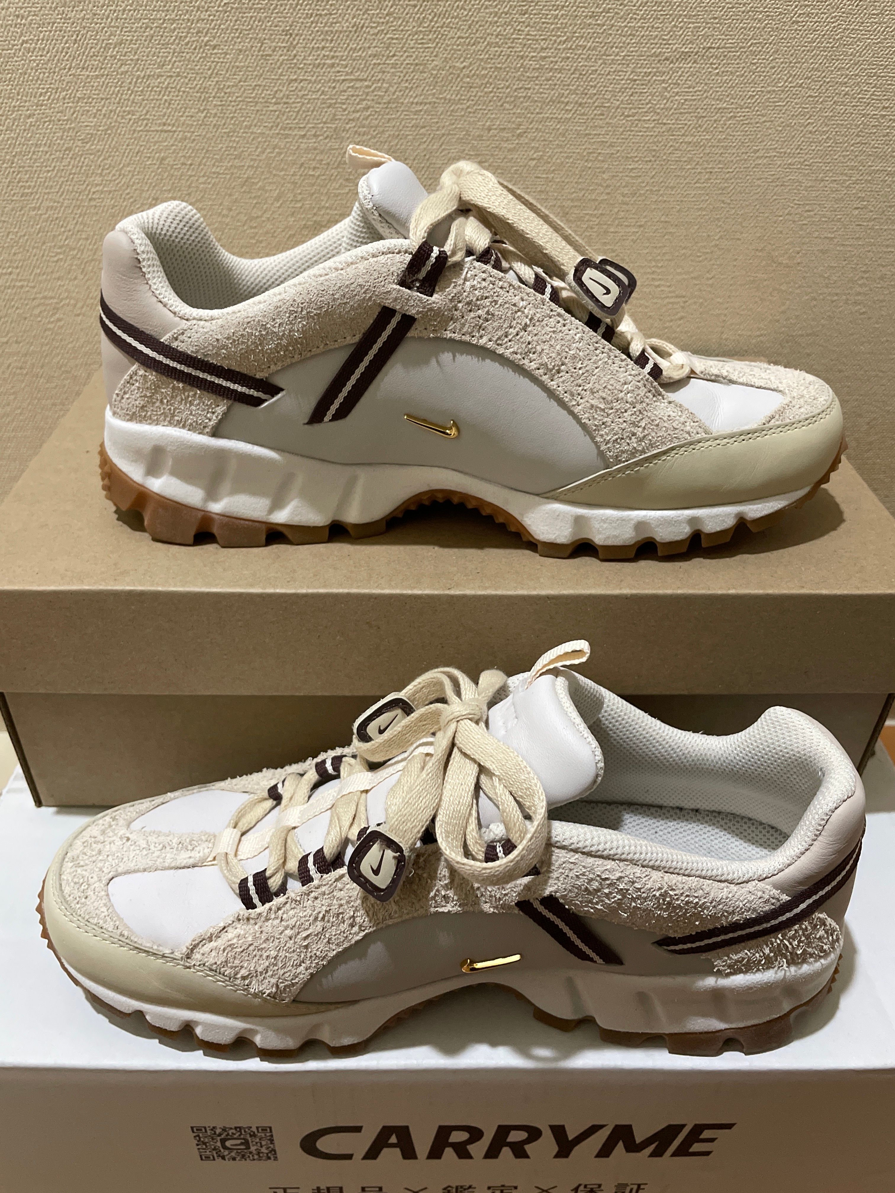 Jacquemus × Nike Women's Air Humara LX "Light Bone and Gold"