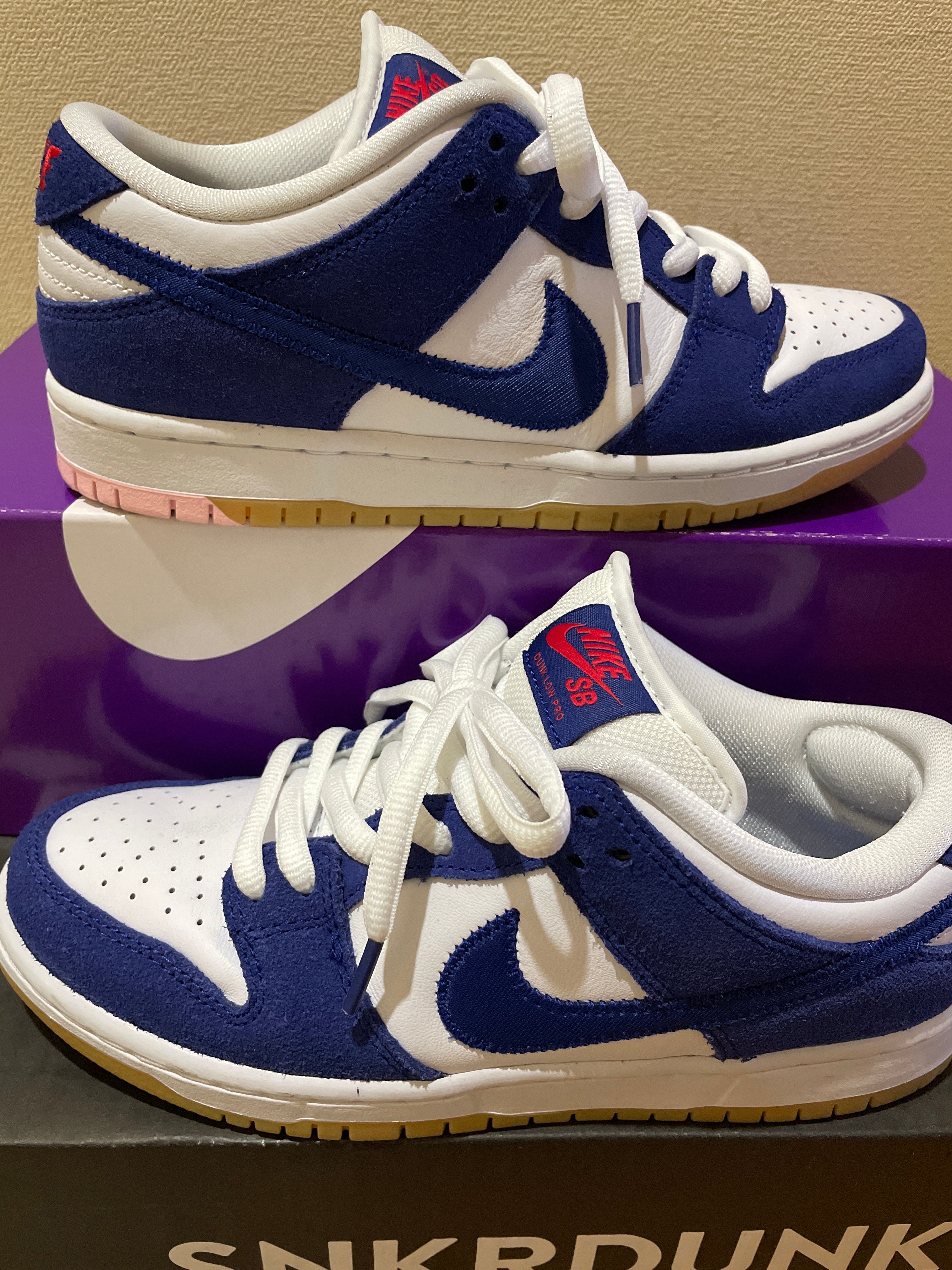 Nike SB Dunk Low "Los Angeles Dodgers/Deep Royal Blue"
