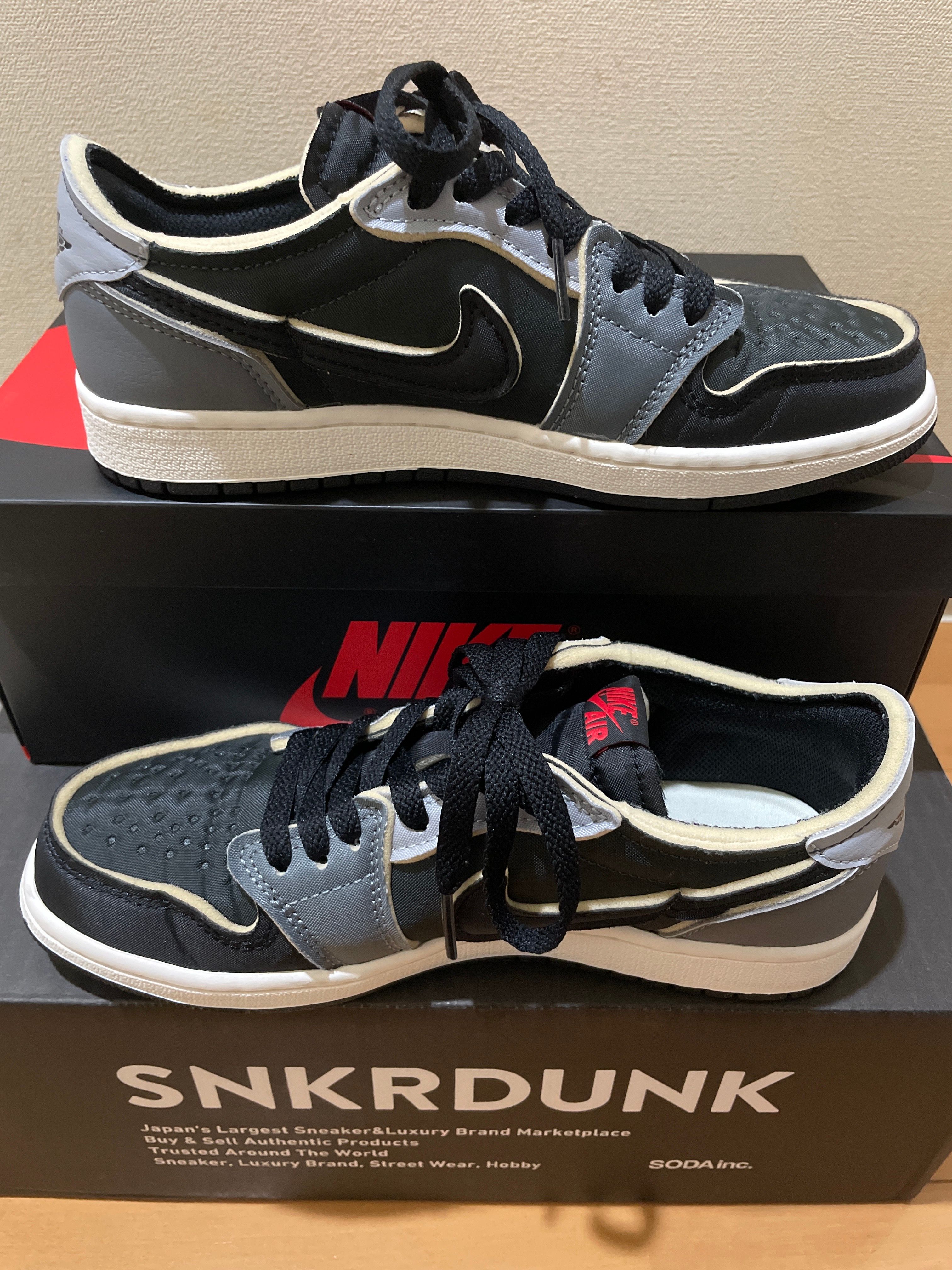 Nike Air Jordan 1 Low OG EX "Black and Smoke Grey"