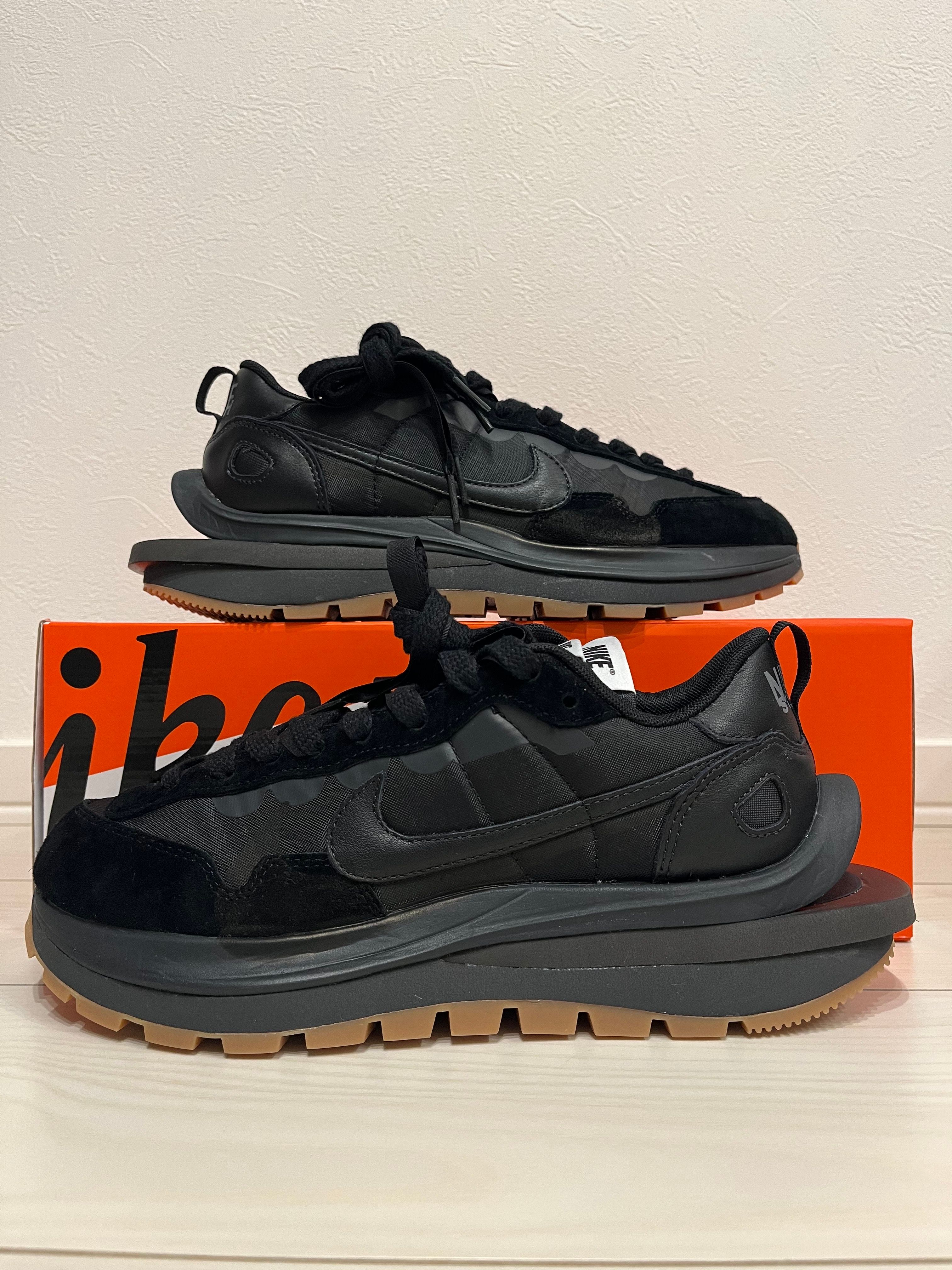 sacai × Nike VaporWaffle "Black Gum"