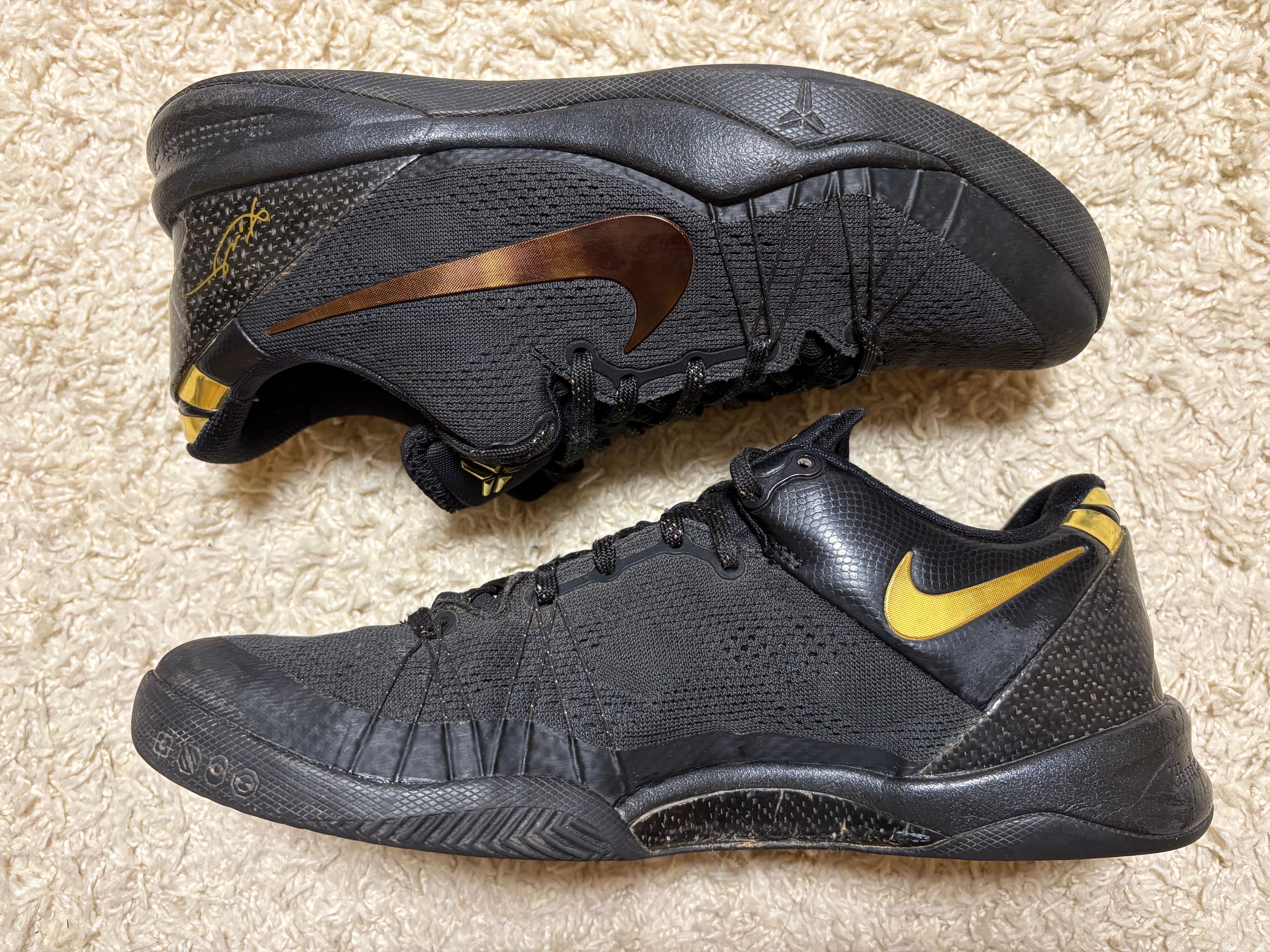 Nike Kobe 8 Elite+ "Black/Metallic Gold"