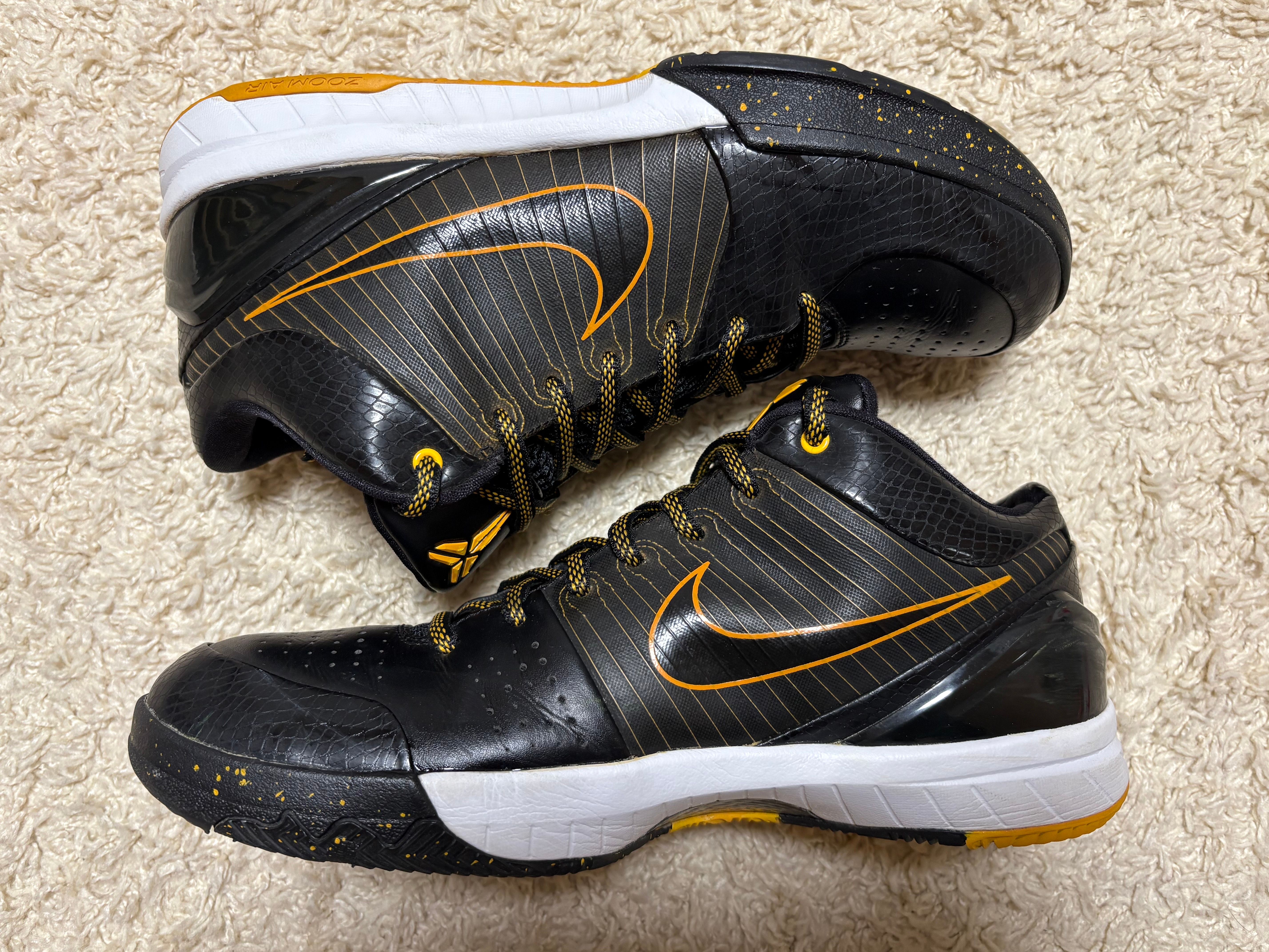 Nike Kobe 4 Splatter ''Black/Del Sol"