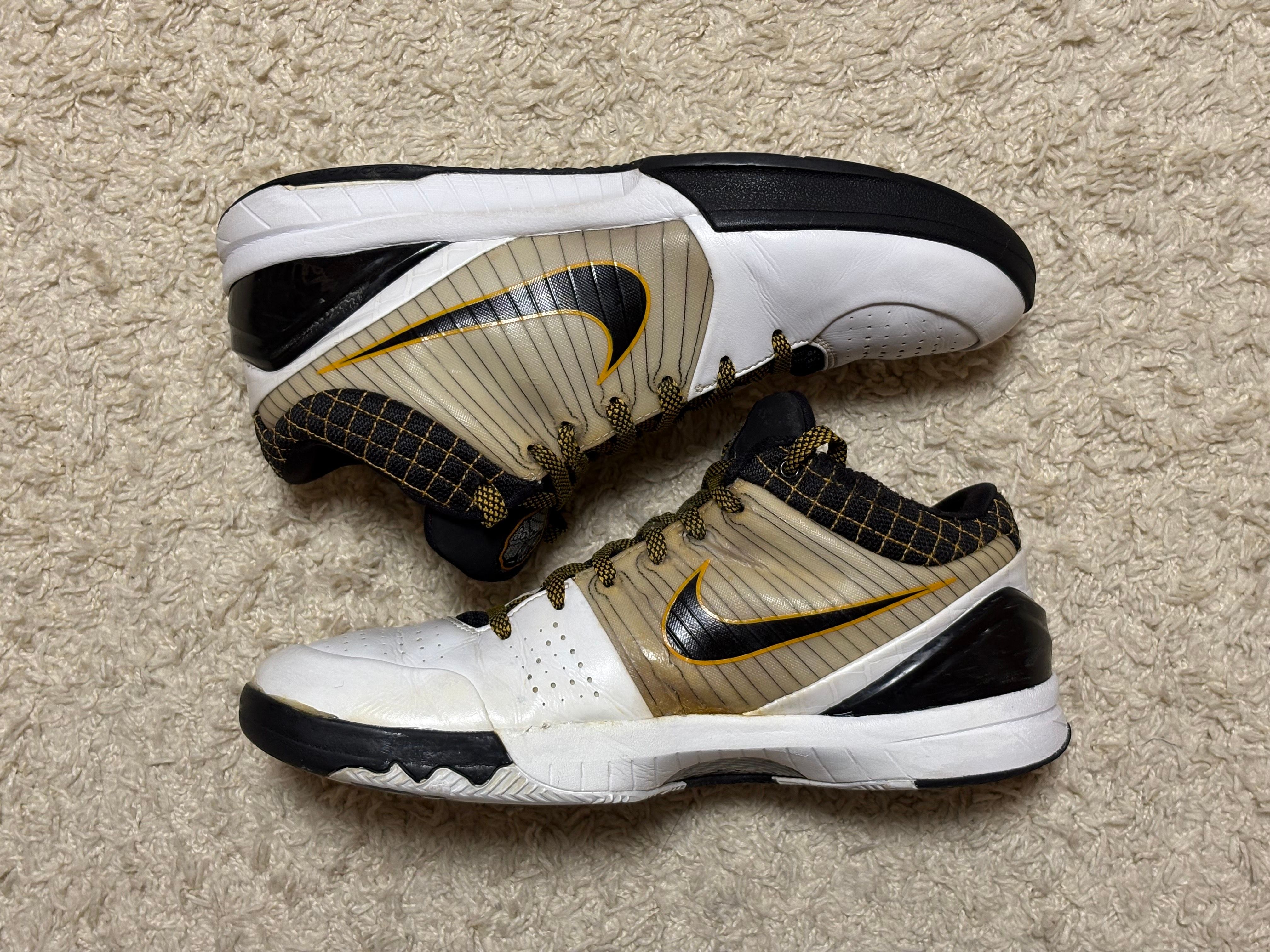 Nike Zoom Kobe 4 "White/Black/Yellow"