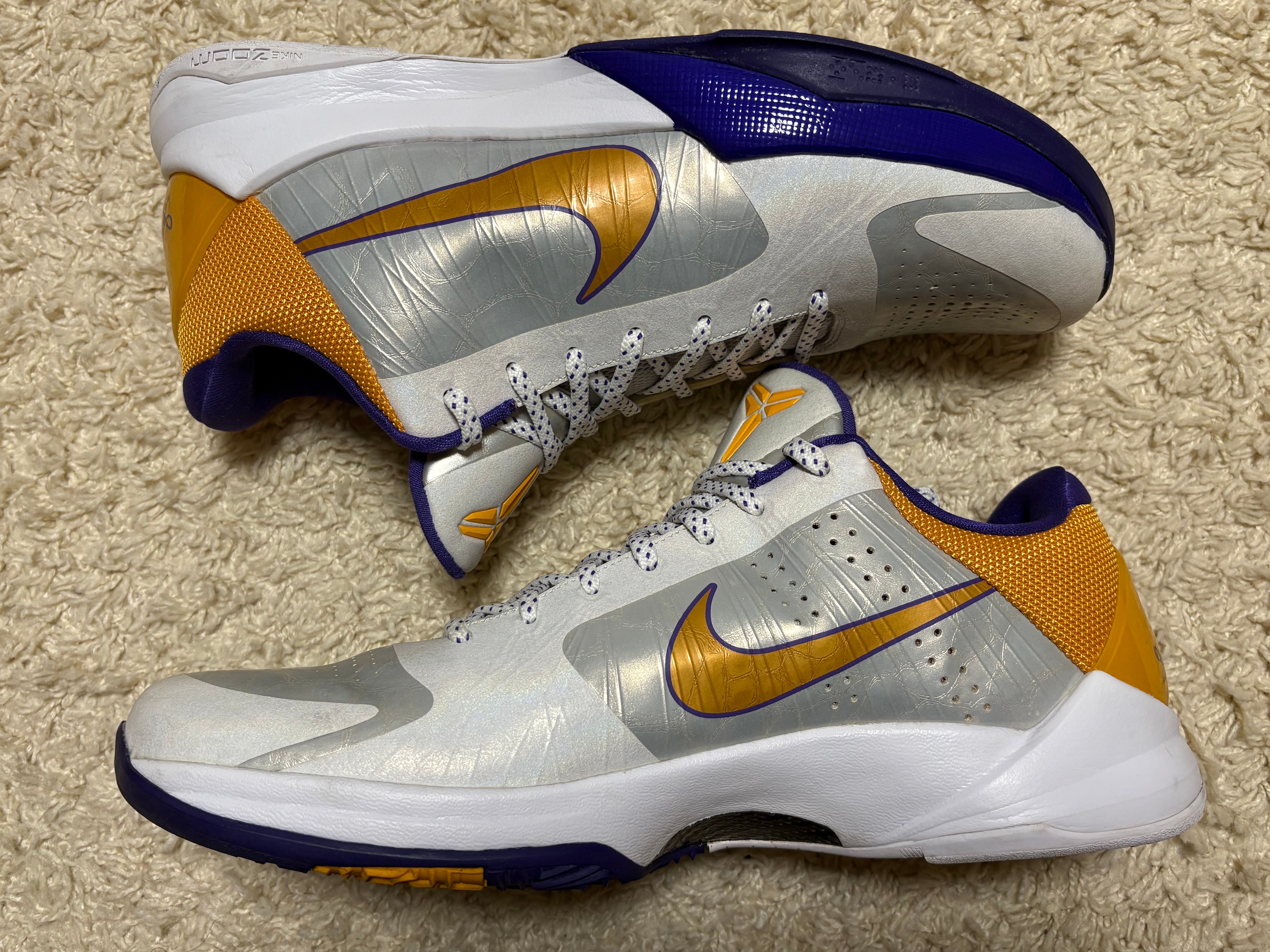 Nike Kobe 5 Protro "White/Purple/Yellow"