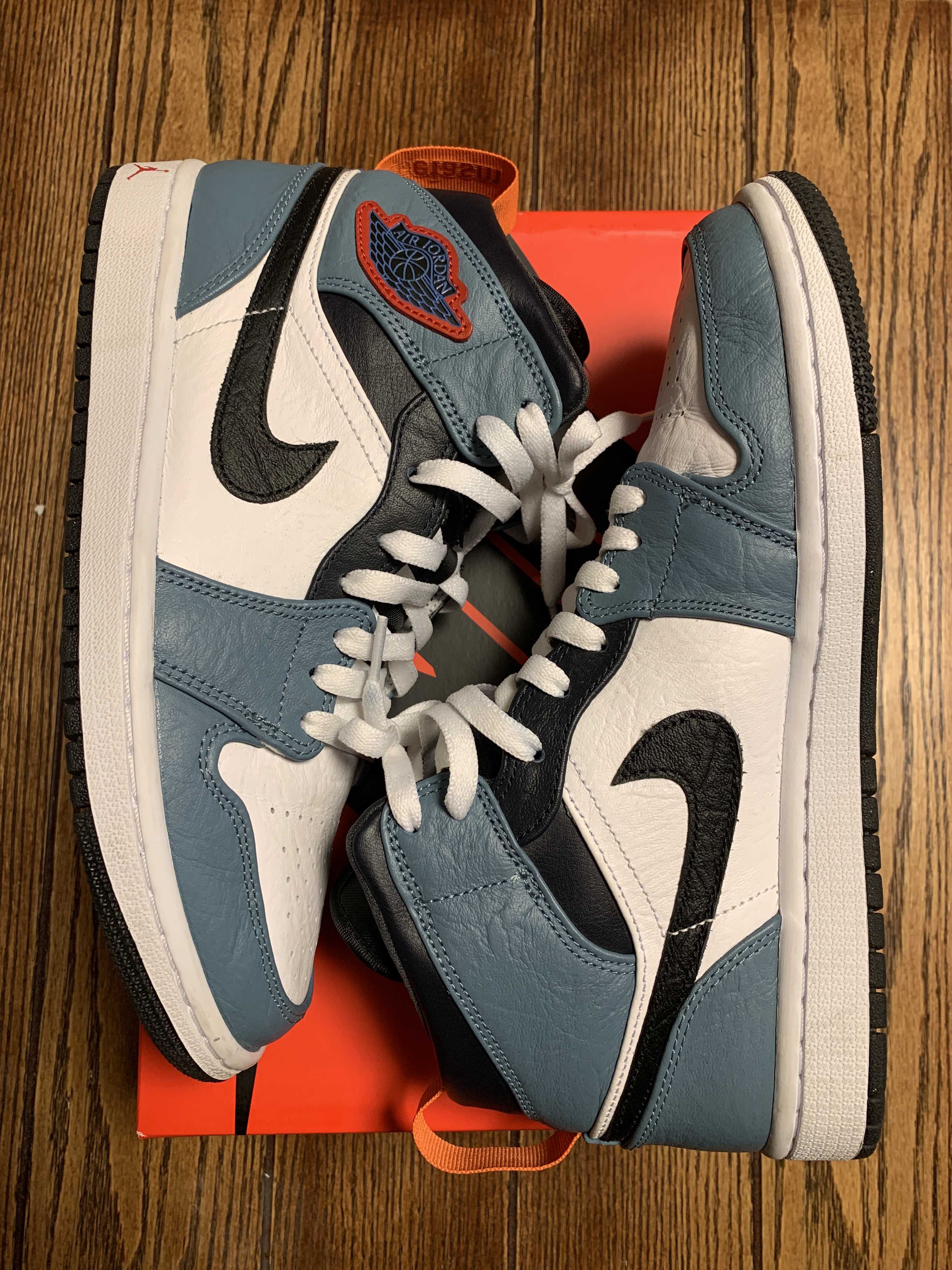 FACETASM × Nike Air Jordan 1 Mid "White/Navy"