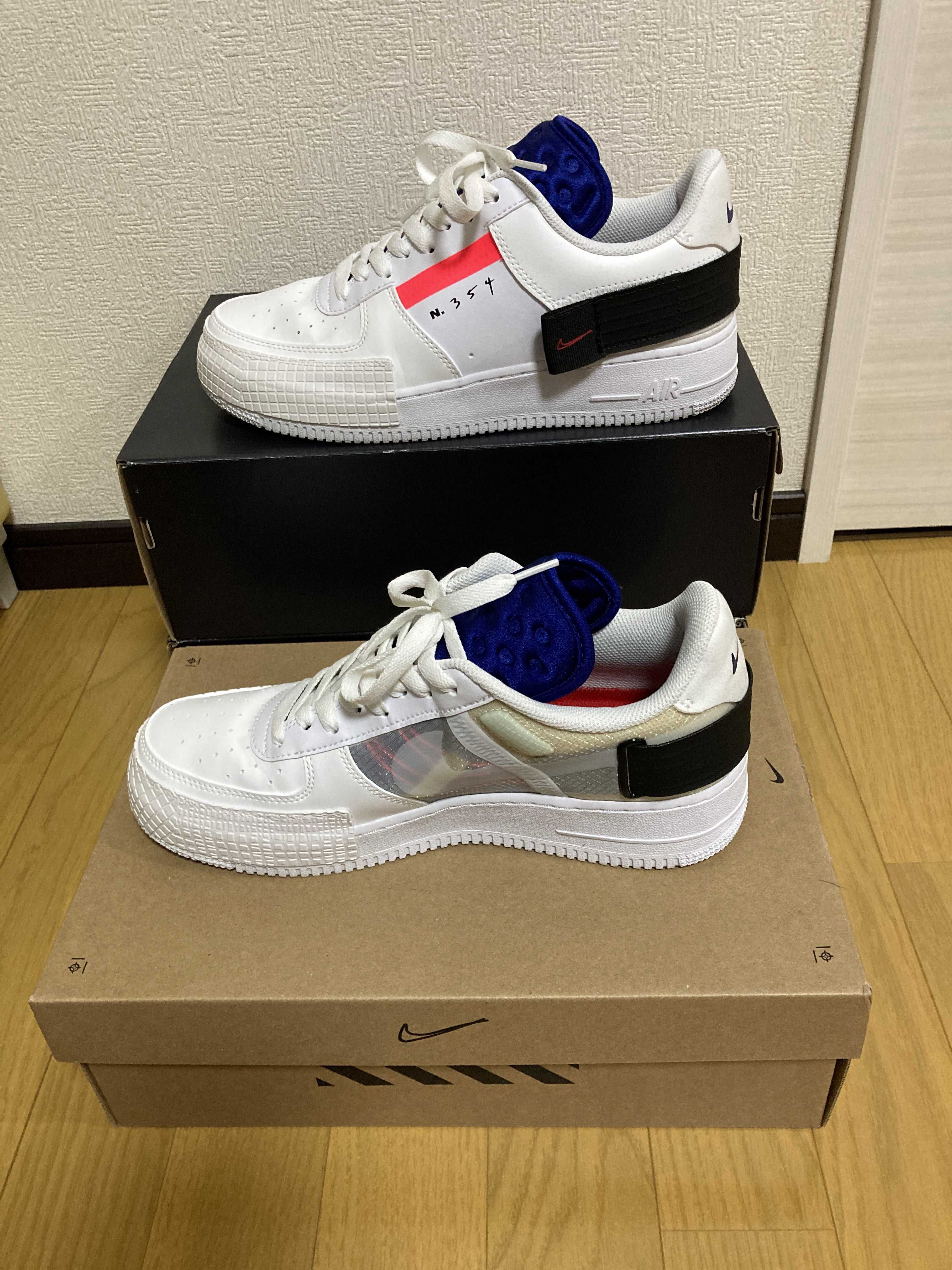 Nike Air Force 1 Low Type "Summit White/Red Orbit/White/Black"