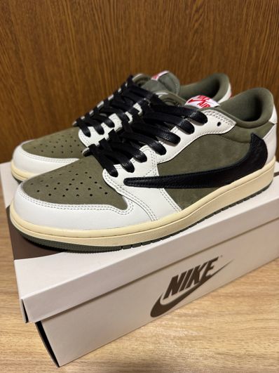 Travis Scott × Nike Air Jordan 1 Low OG SP "Reverse Olive"