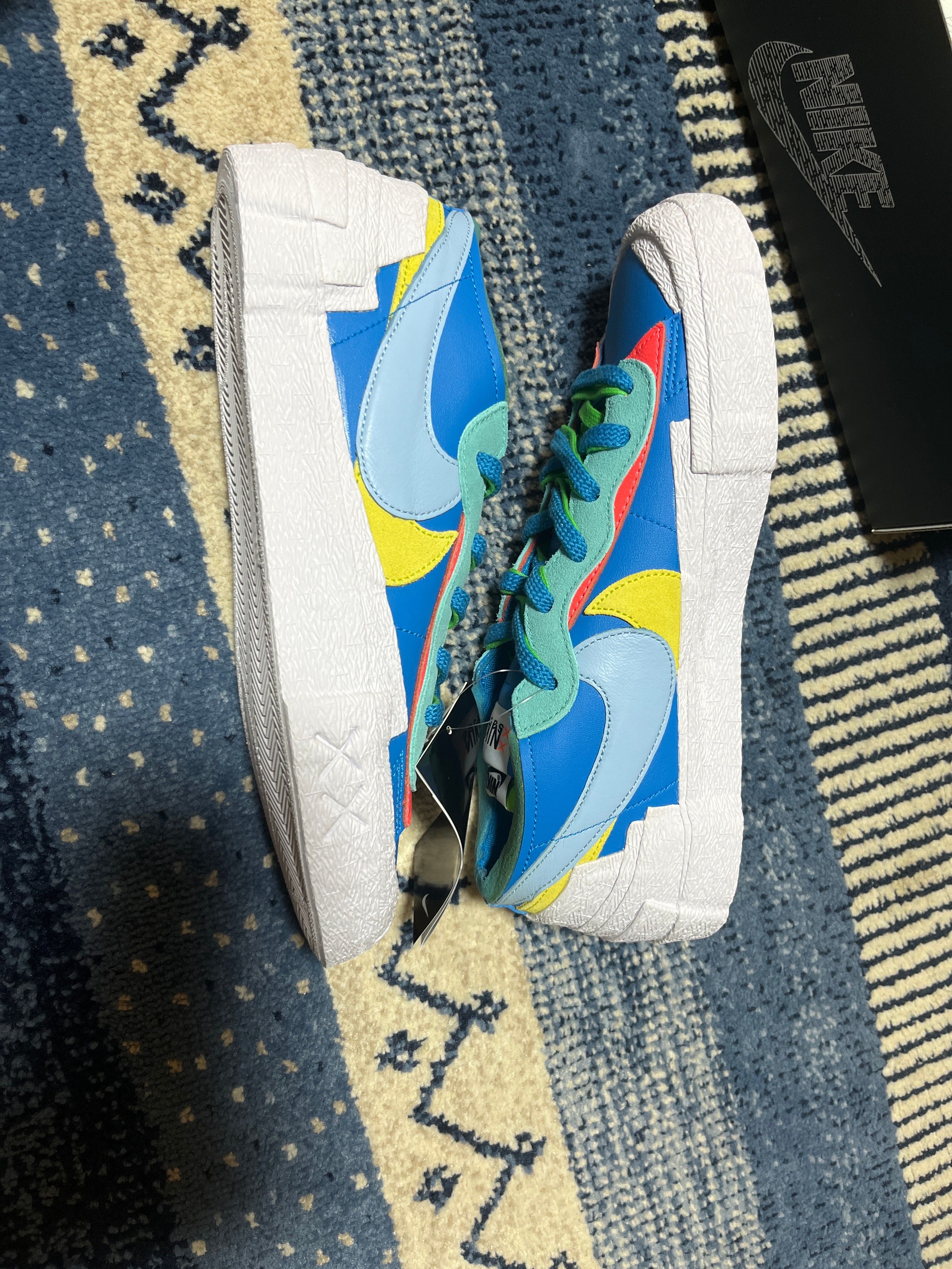 KAWS × sacai × Nike Blazer Low "Neptune Blue"