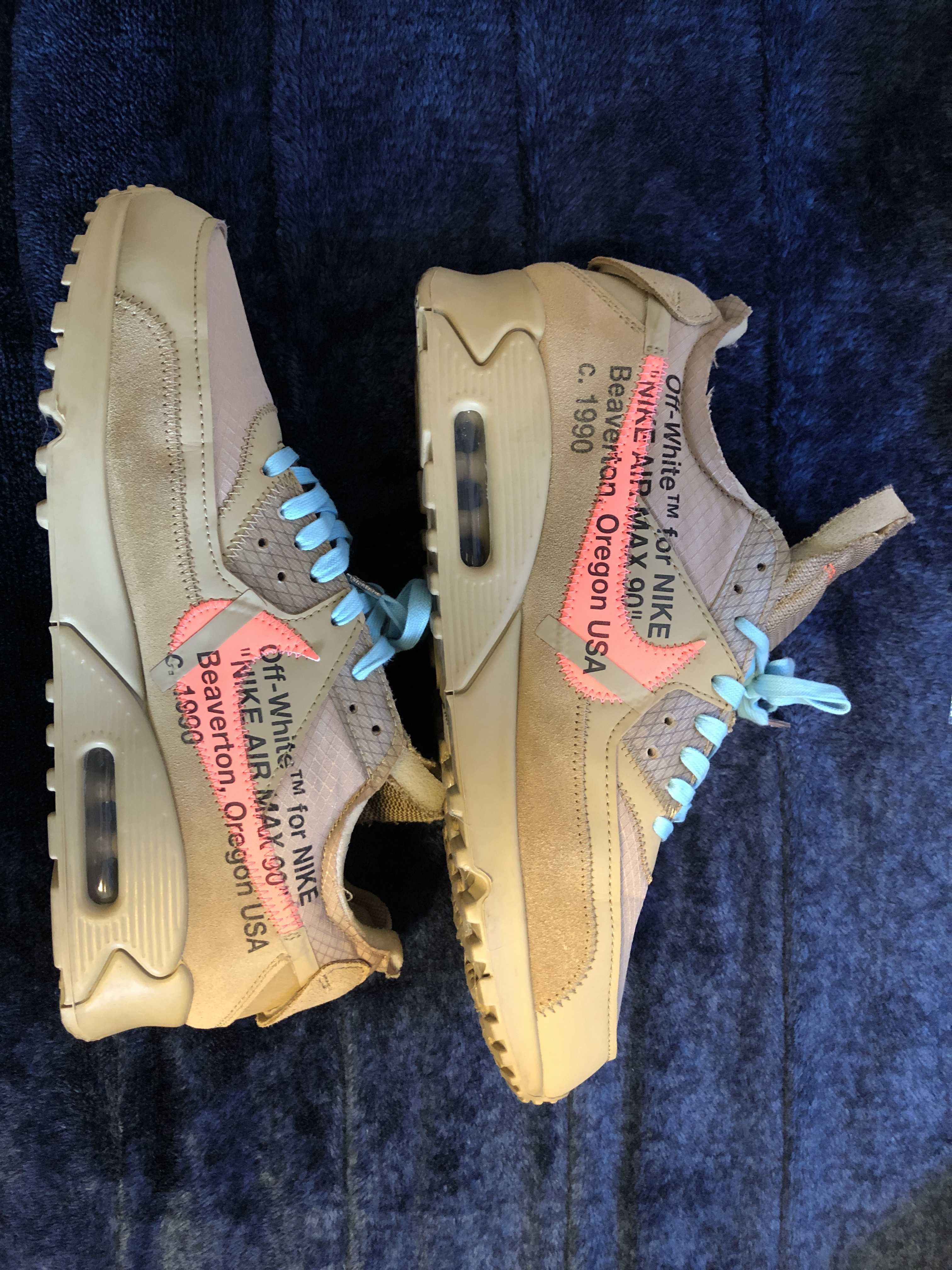 Off-White × Nike Air Max 90 "Desert Ore"