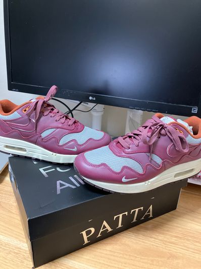 Patta × Nike Air Max 1 "Night Maroon"
