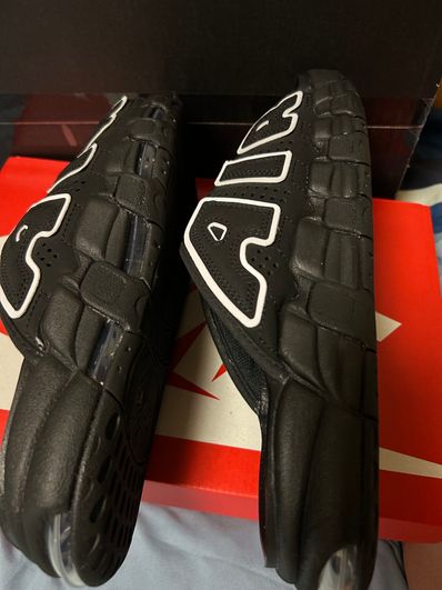 Nike Air More Uptempo Slide "Black" (DV2132-001/DV2137-001)