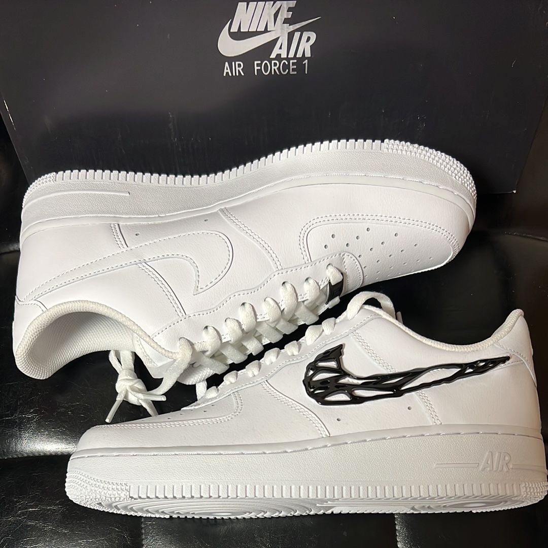 Nike Women's Air Force 1 Low '07 LX "Metal Swoosh/White/Black"