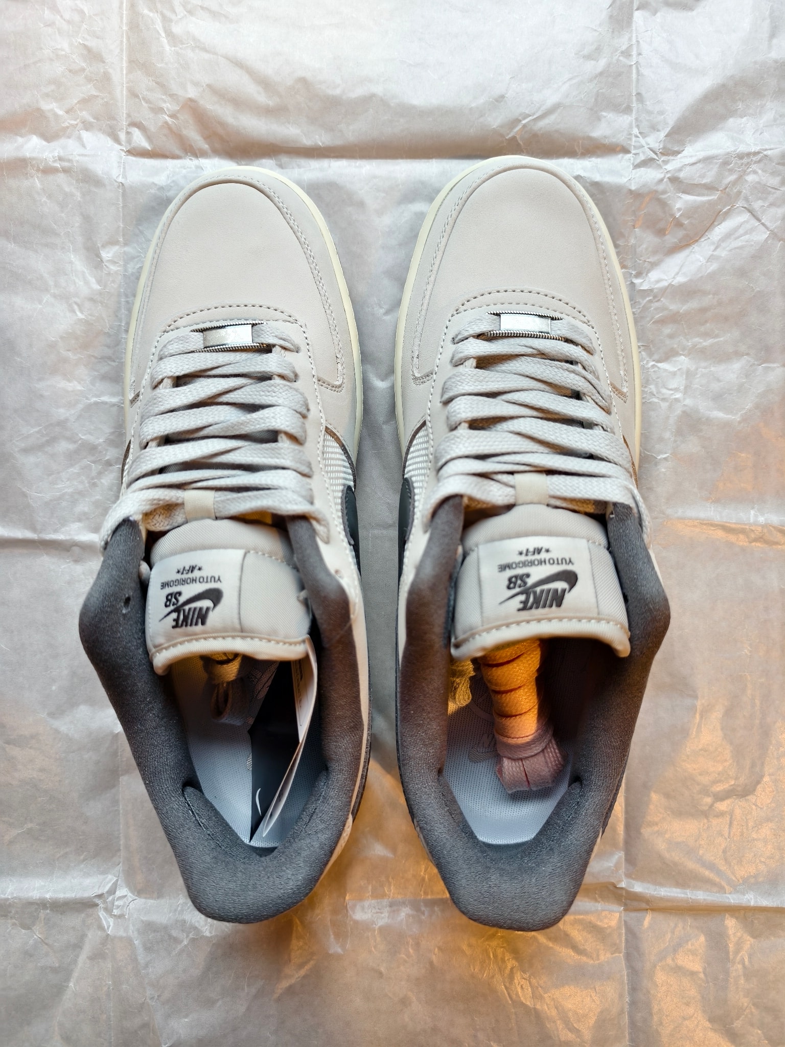 Yuto Horigome × Nike SB Air Force 1 Low "Light Bone/Iron Grey"
